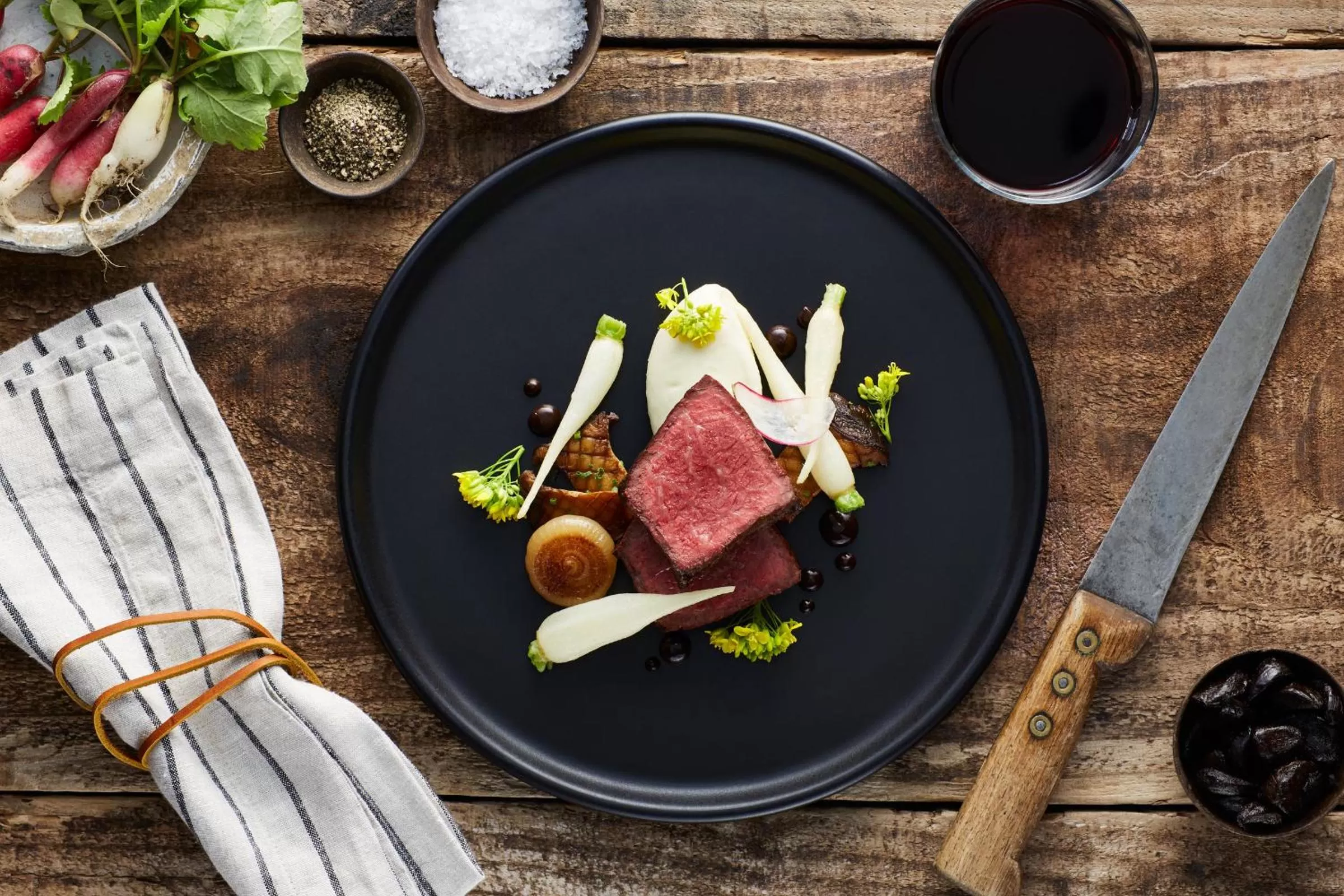 Food close-up in Carneros Resort and Spa