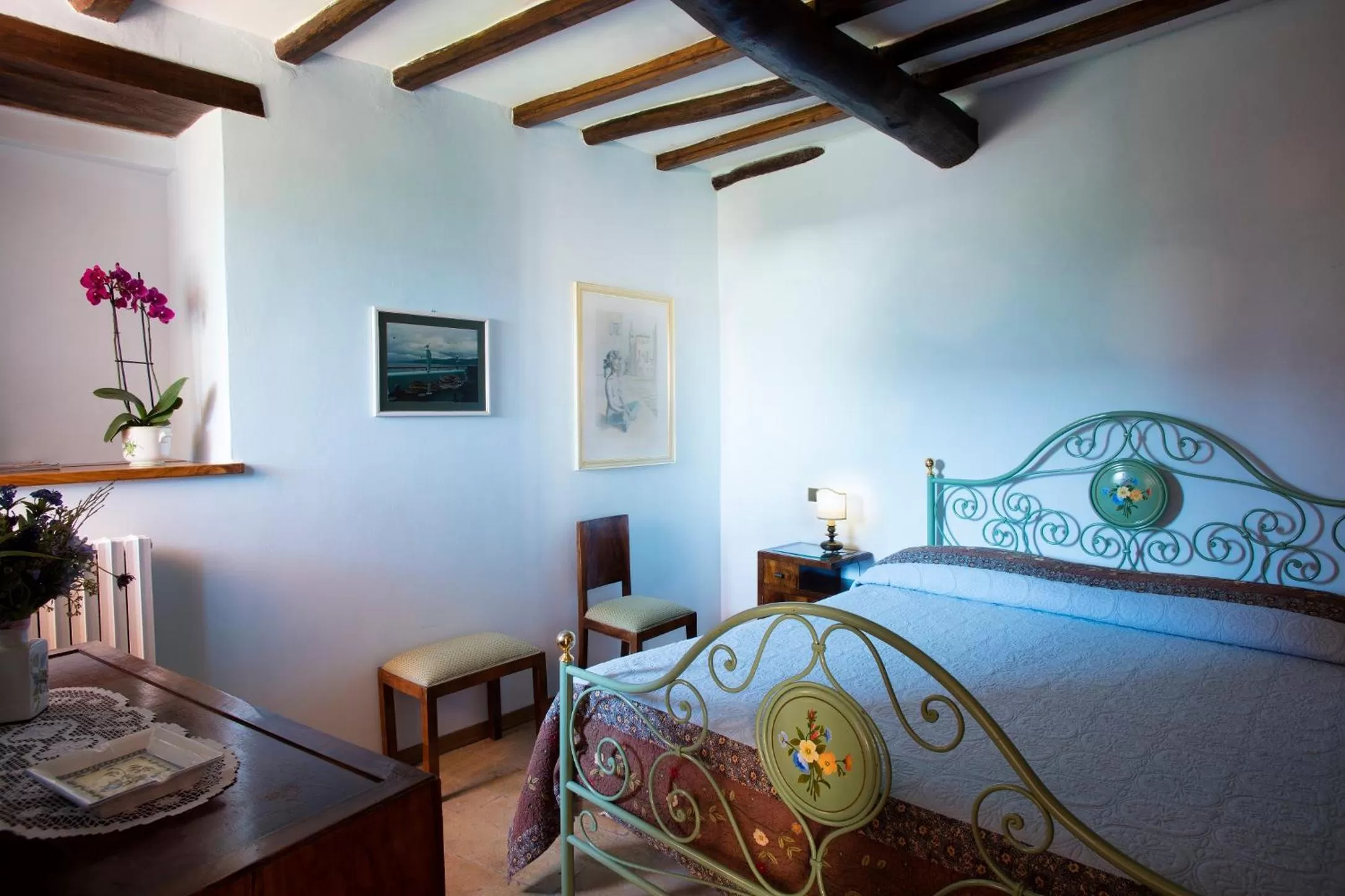 Bedroom, Bed in Albergo Villa Cristina