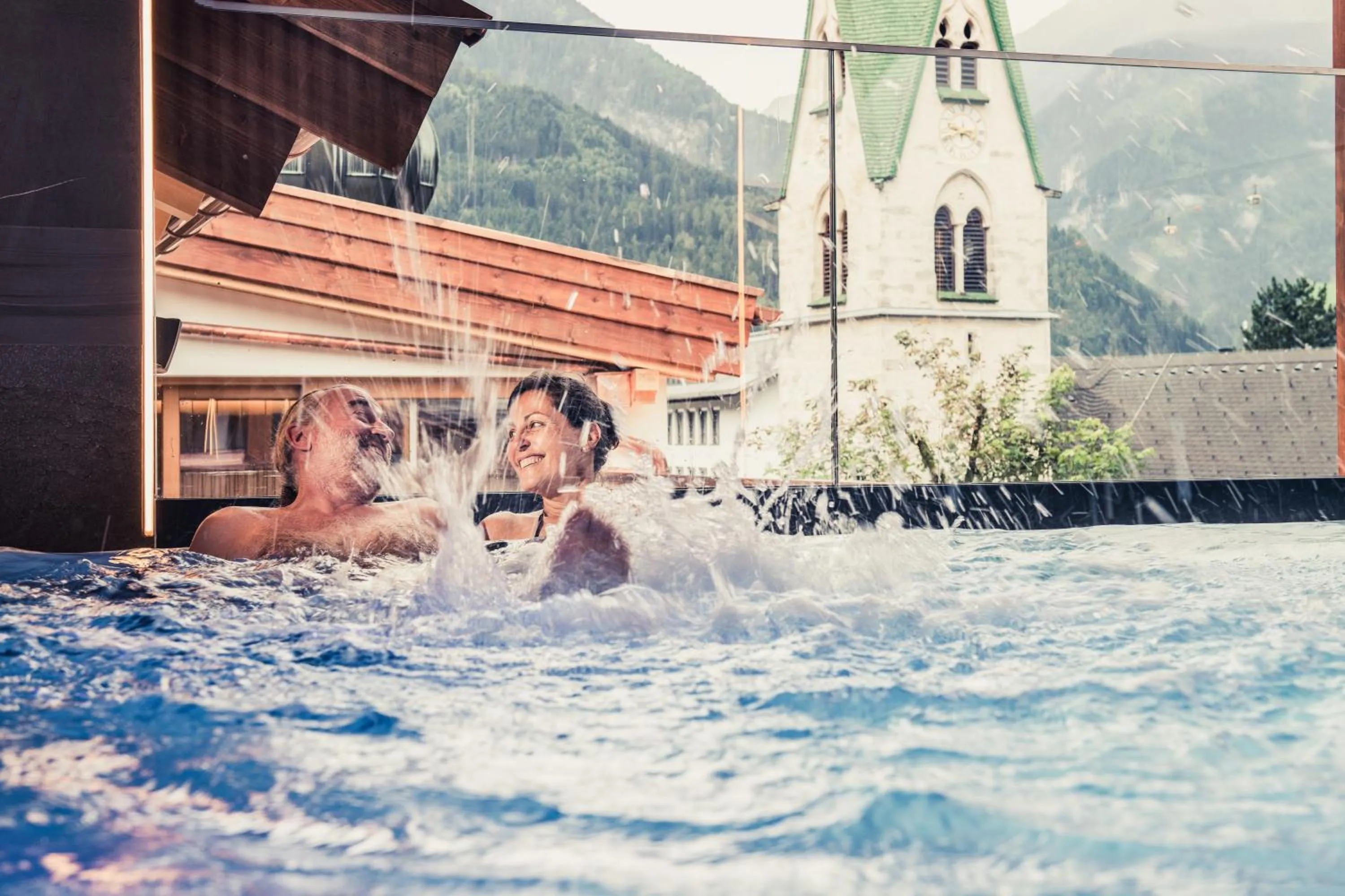 Hot Tub in Alpenhotel Kramerwirt