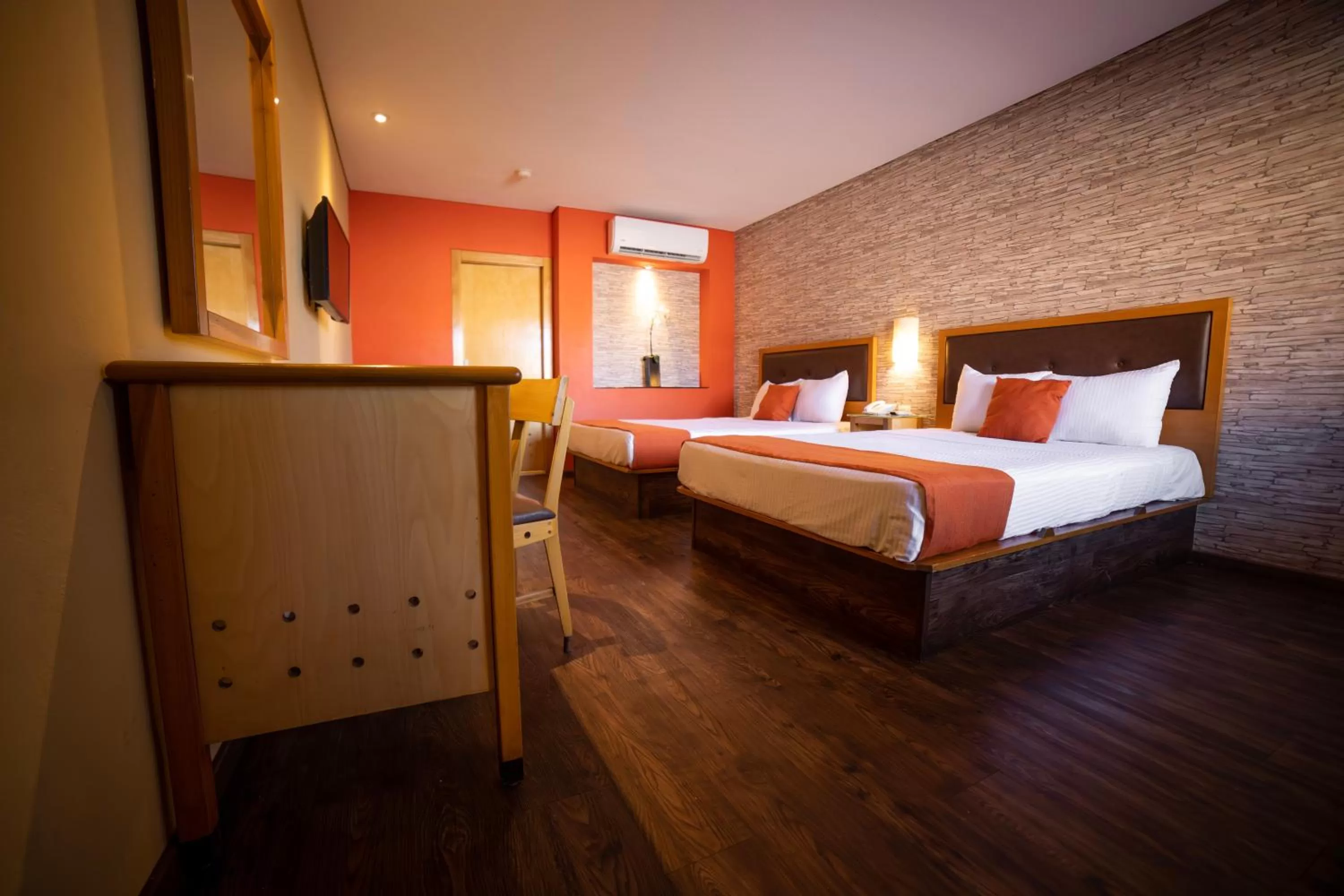 Bedroom, Bed in Hotel Colonial Hermosillo