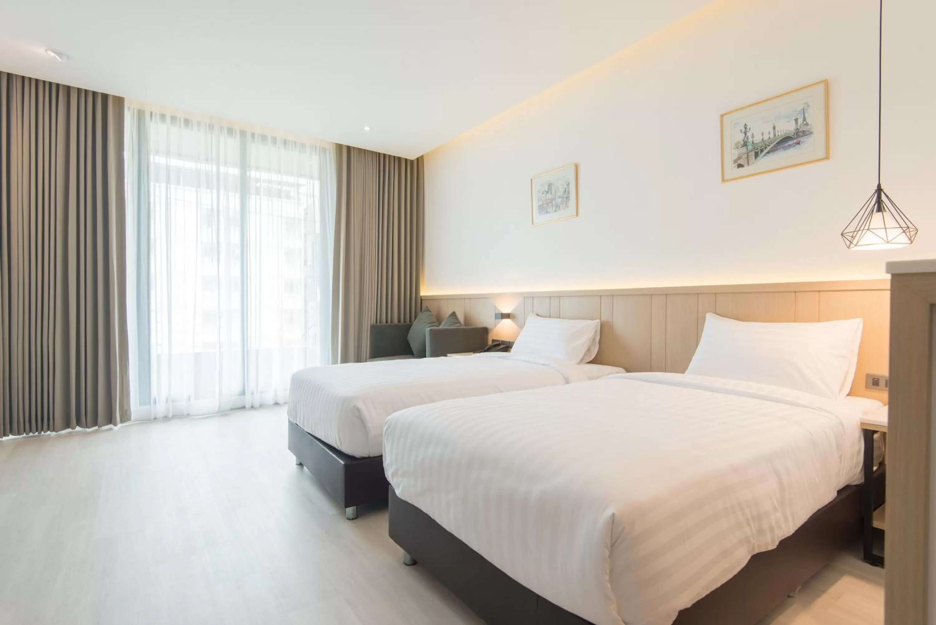 Bed in Madison Bangkok Hotel