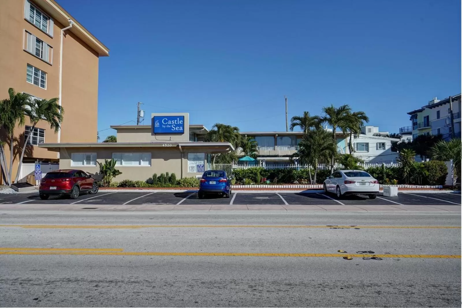 Property Building in Castle by the Sea Motel