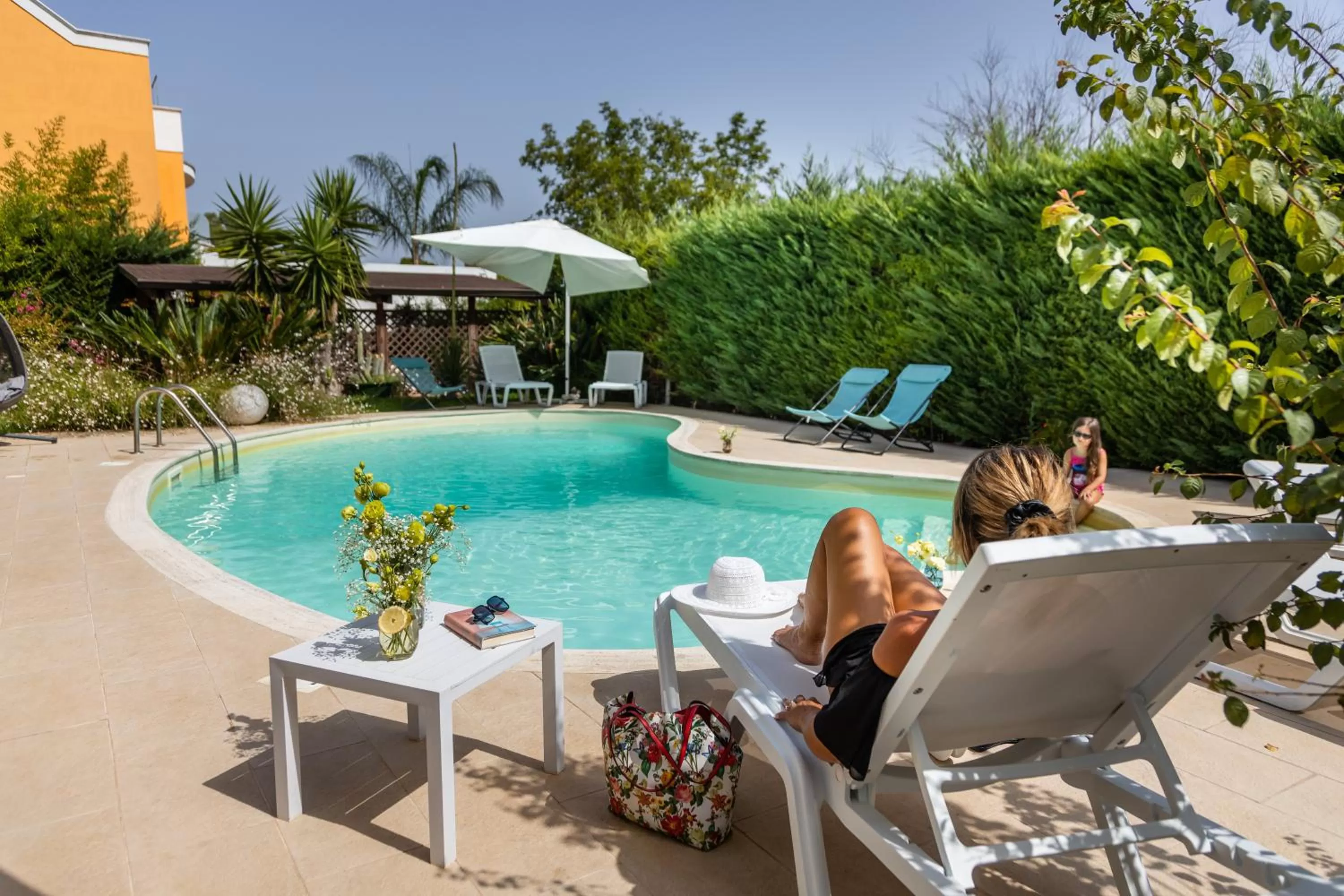 Swimming pool in La Collina di Montegrappa - Suites with Heated Private Pool - Suites with Shared Pool