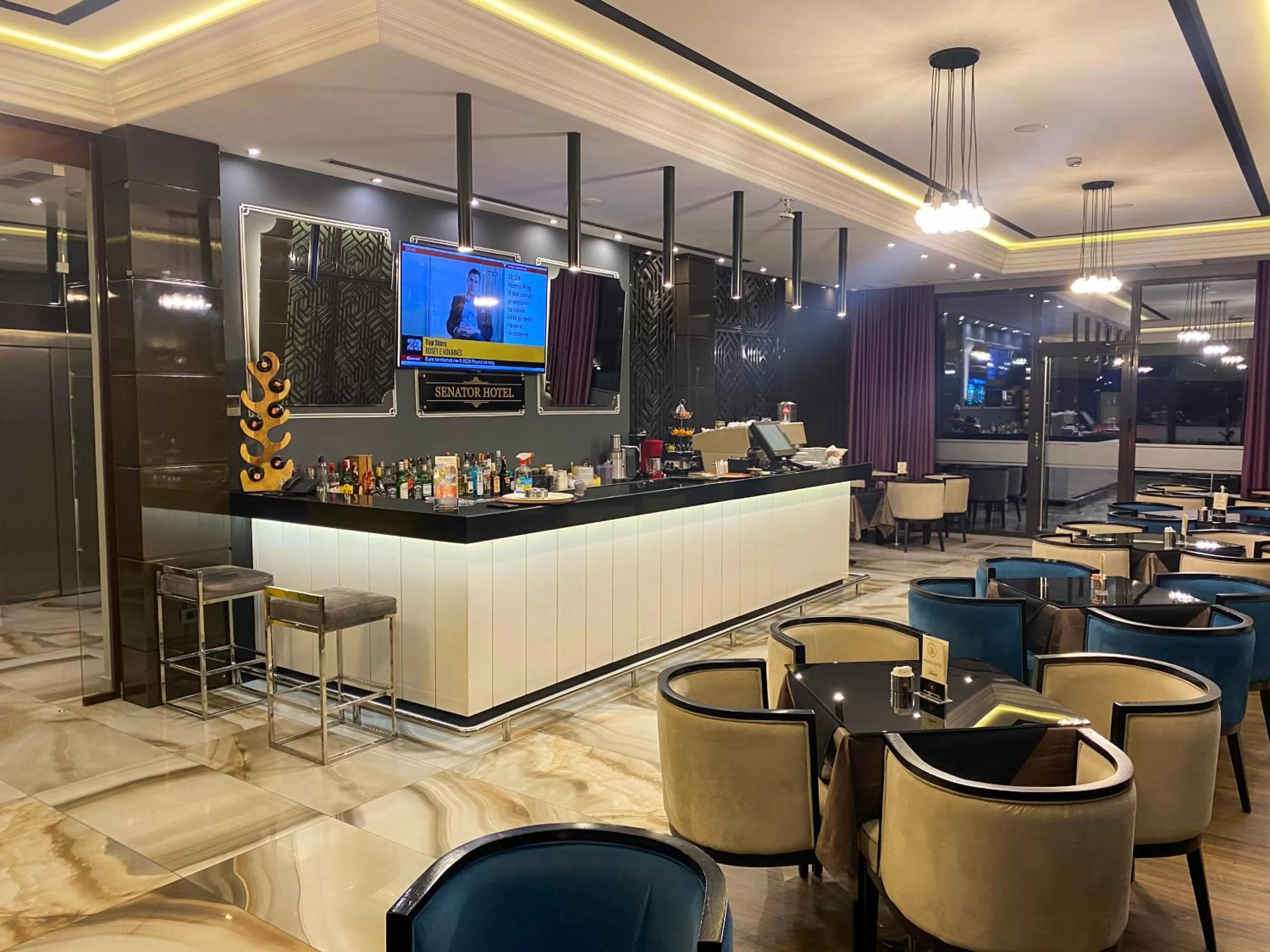 Lounge or bar in Senator Hotel