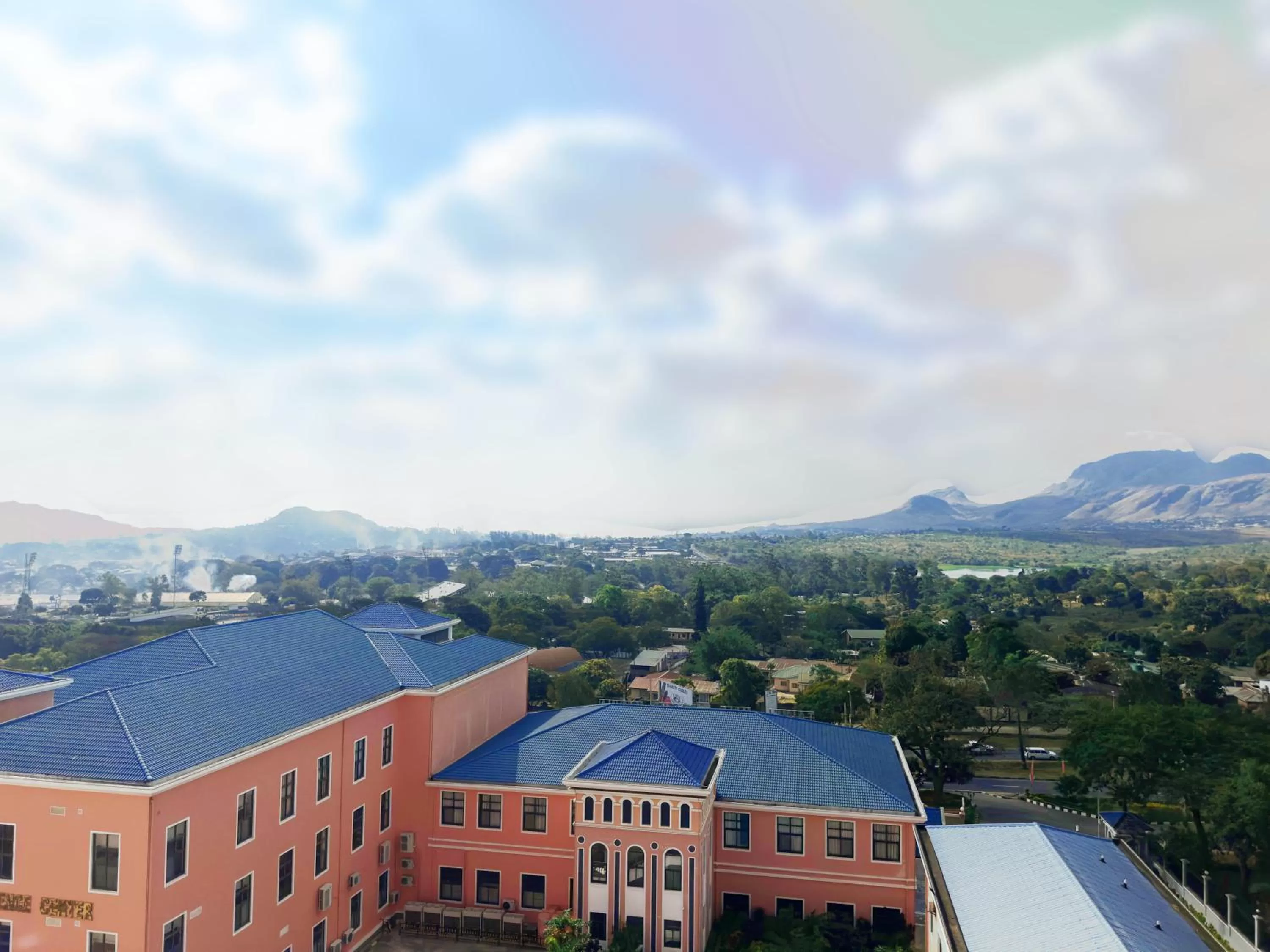 Bird's eye view, Mountain View in Golden Peacock Hotel Blantyre