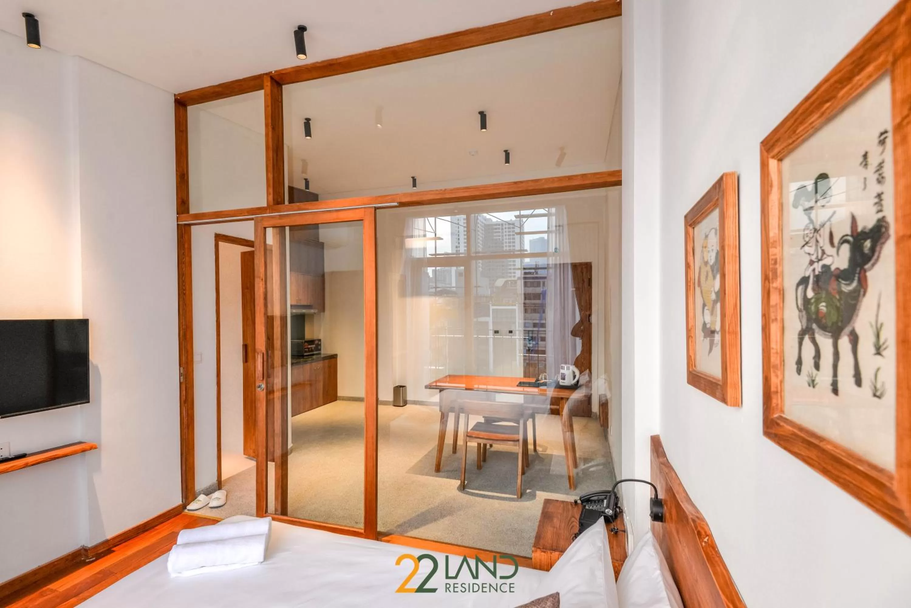 Bed in 22Land Hotel & Residence