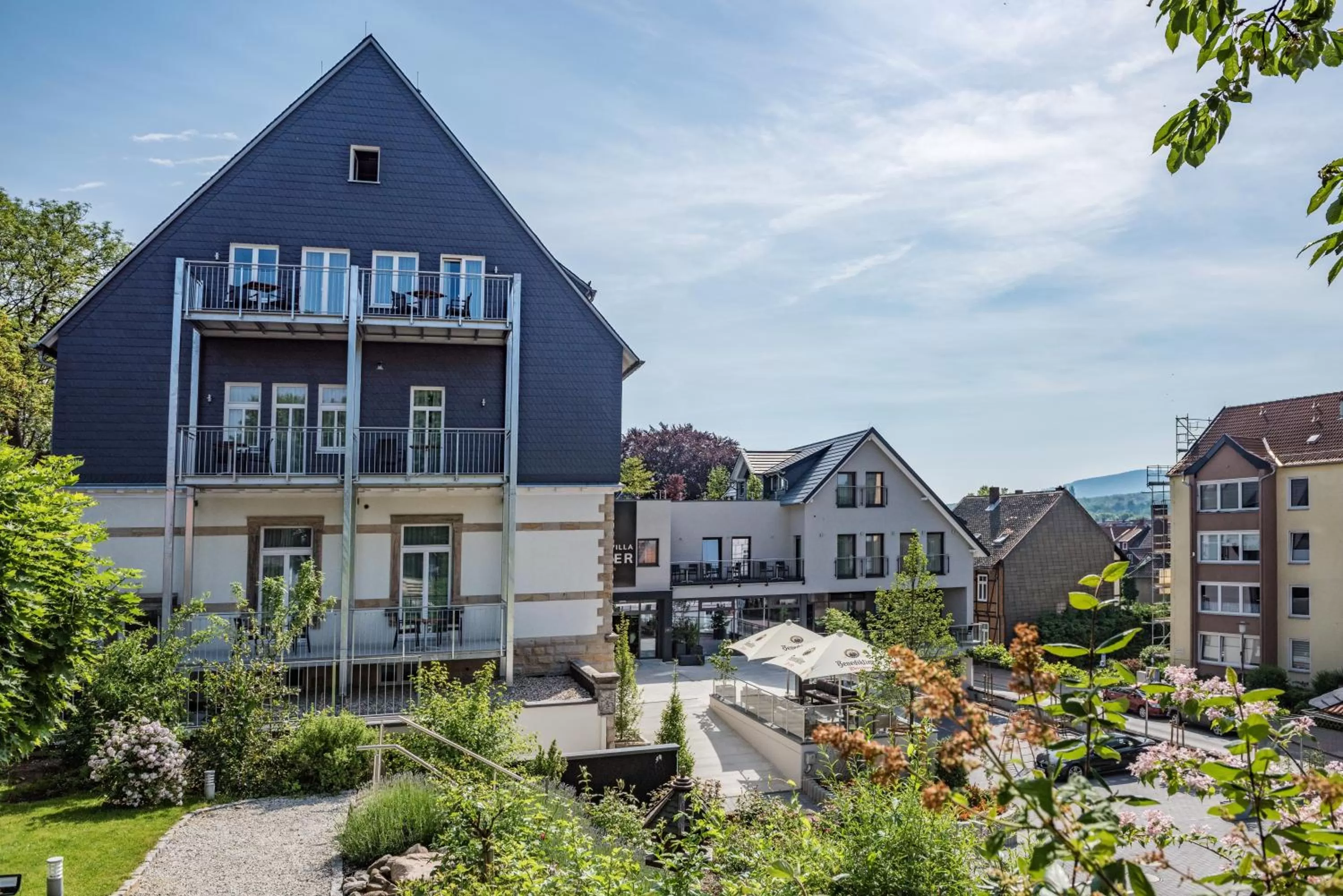 Property building in AKZENT Hotel Villa Saxer