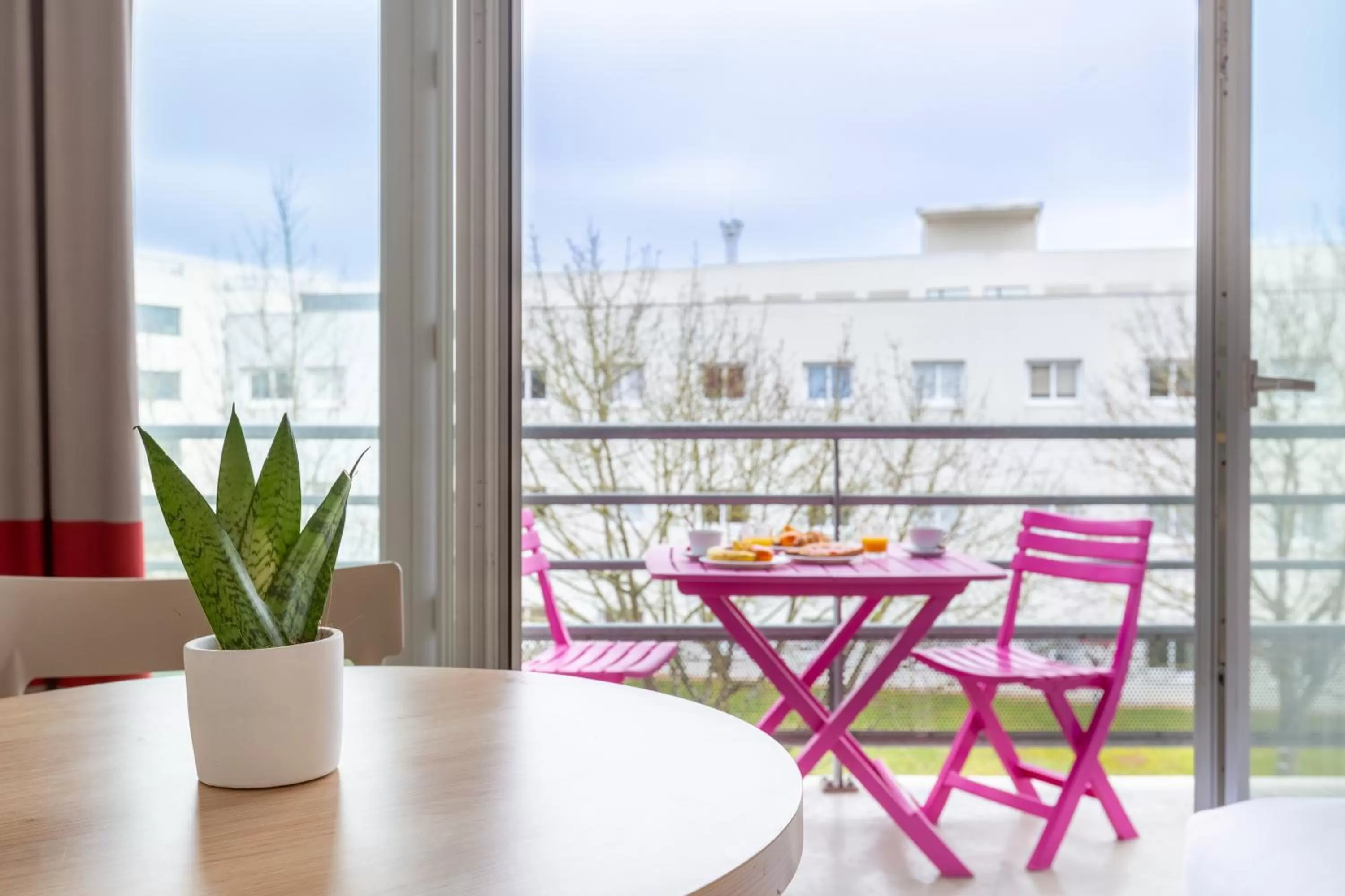 Balcony/Terrace in Comfort Aparthotel Le Mans