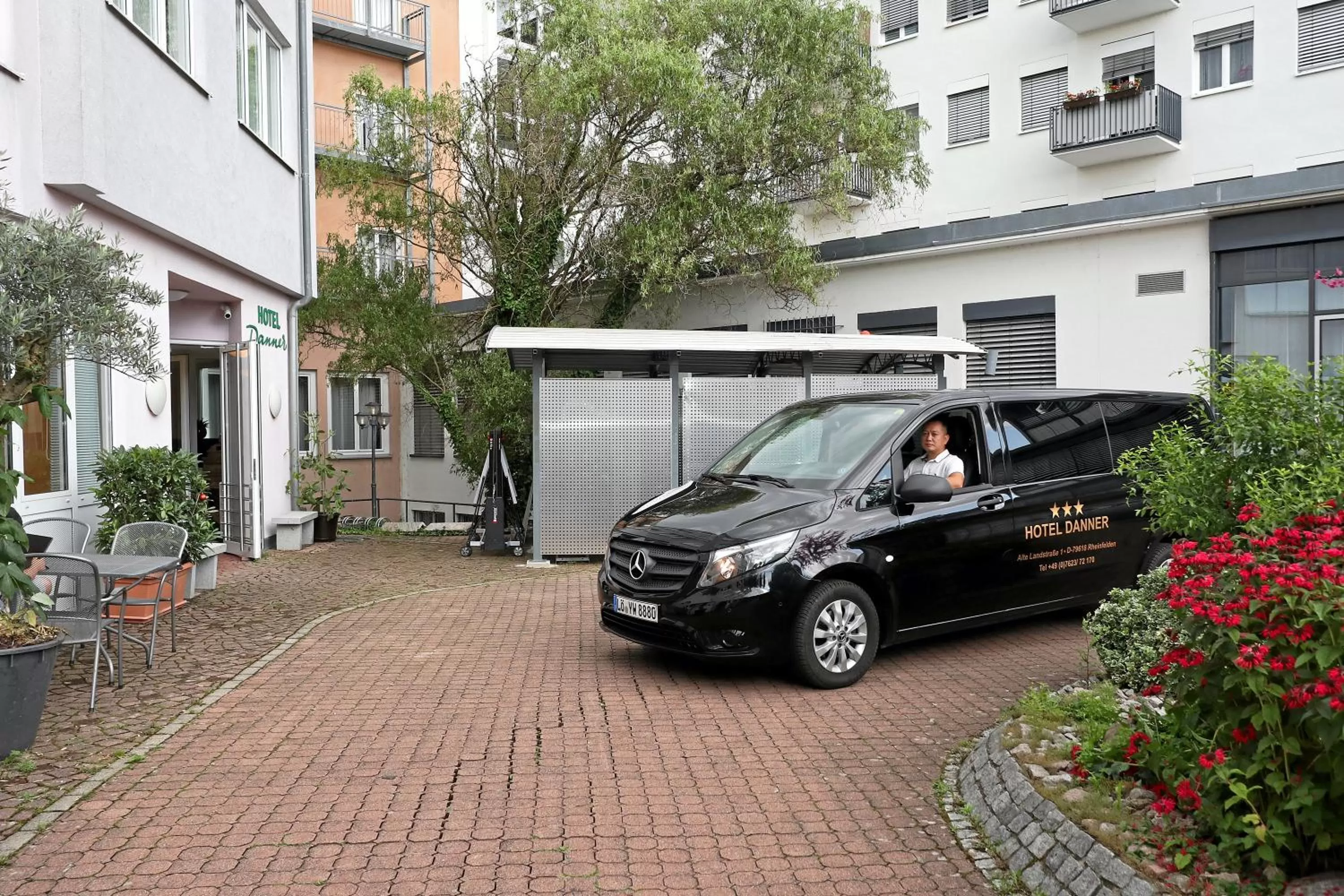 Patio in Hotel Danner