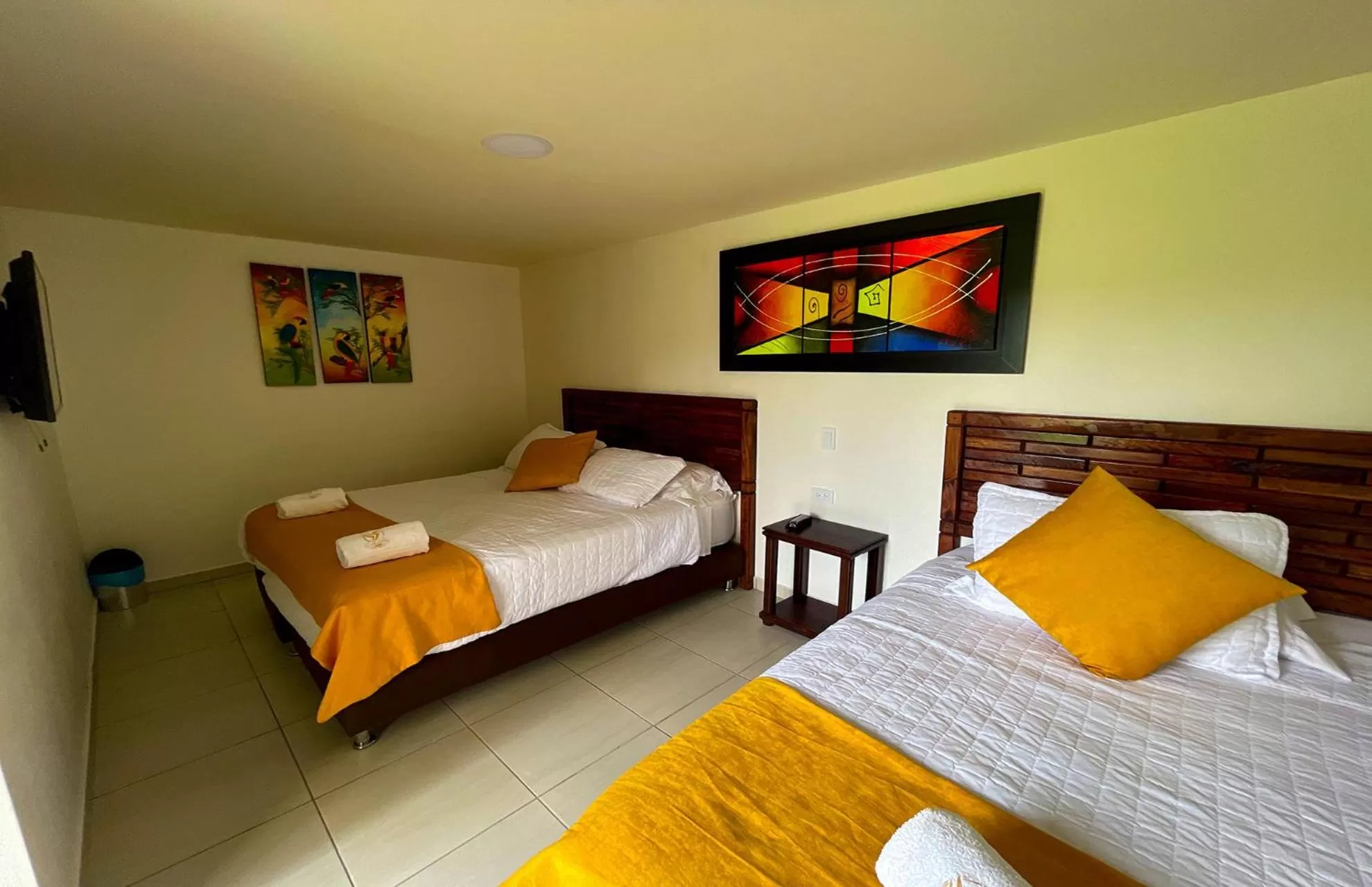 Bed in La Victoria Hotel Campestre