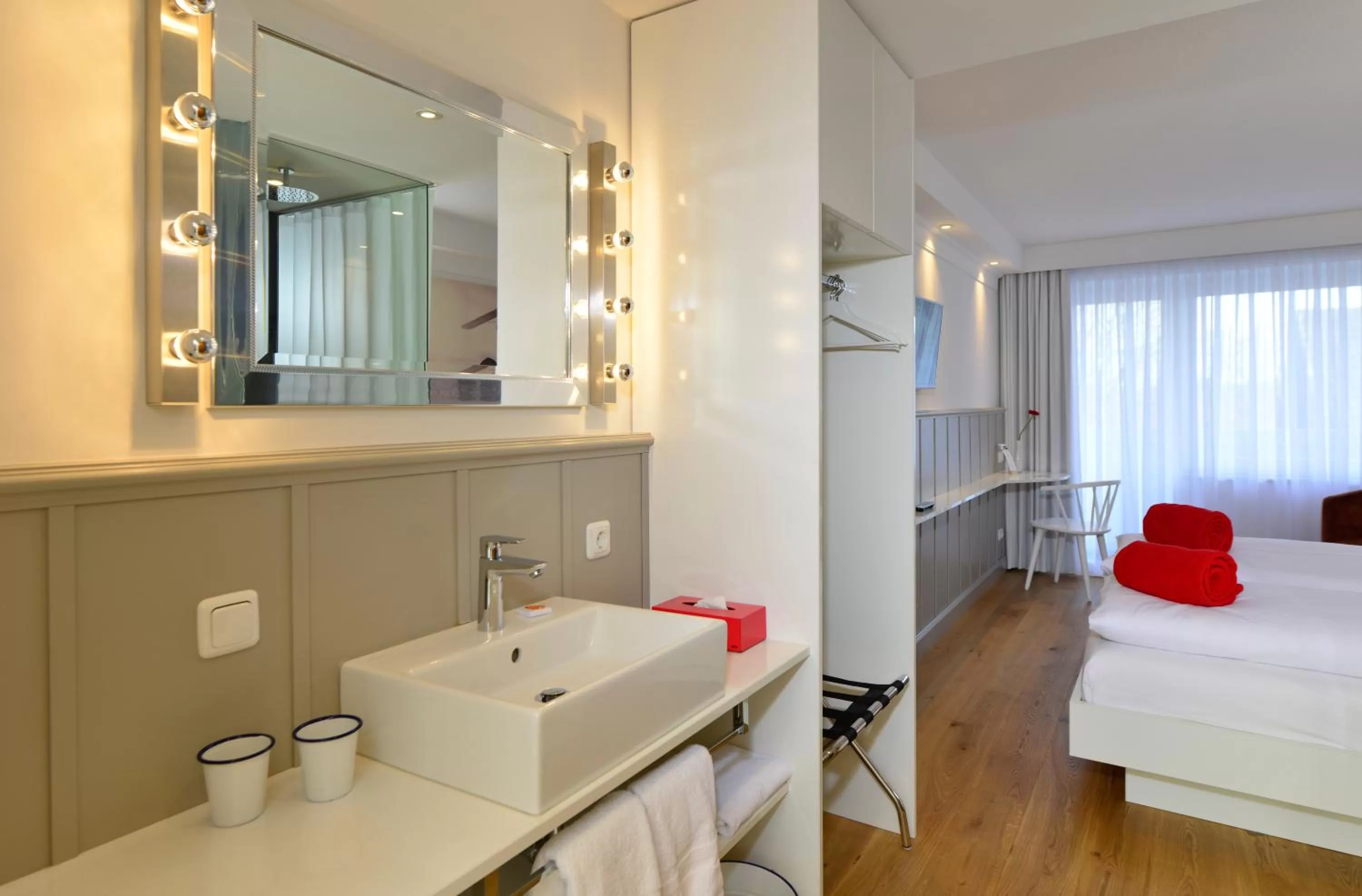 Bathroom, Bed in Der Kleine Hans - GARDELS Basics