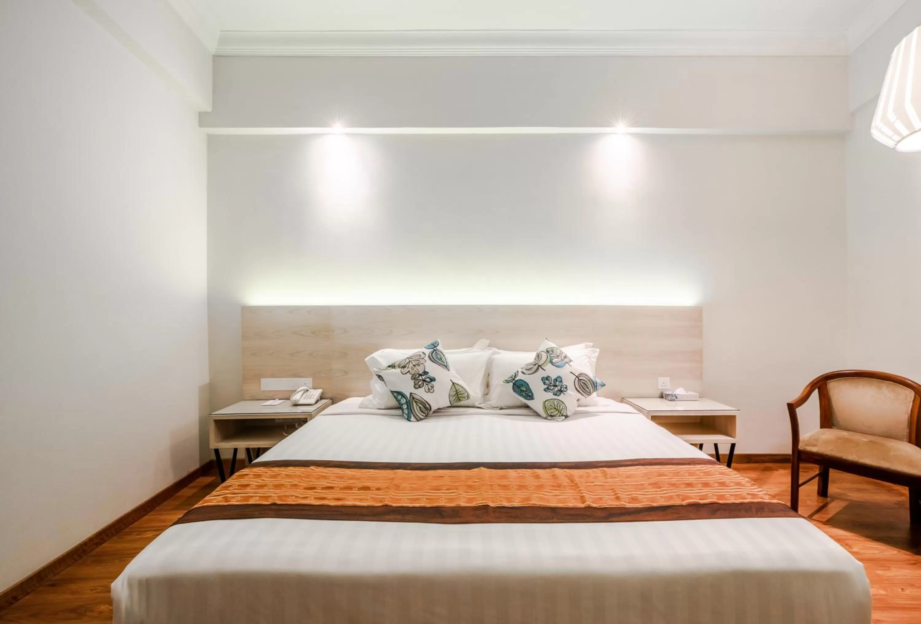 Bed in Crystal Crown Hotel JB