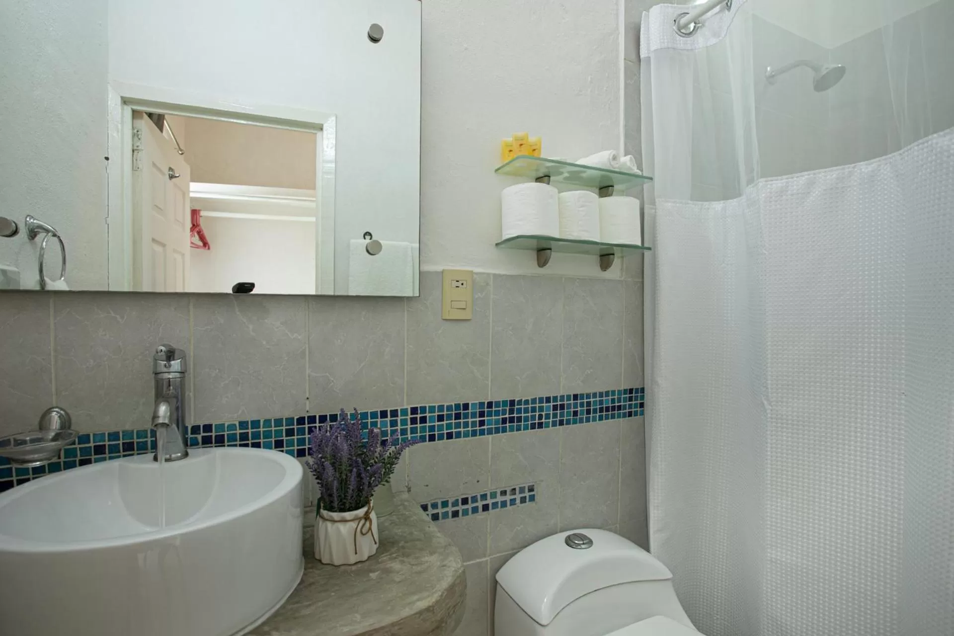 Bathroom in Casitas Miramar Puerto Vallarta Malecón