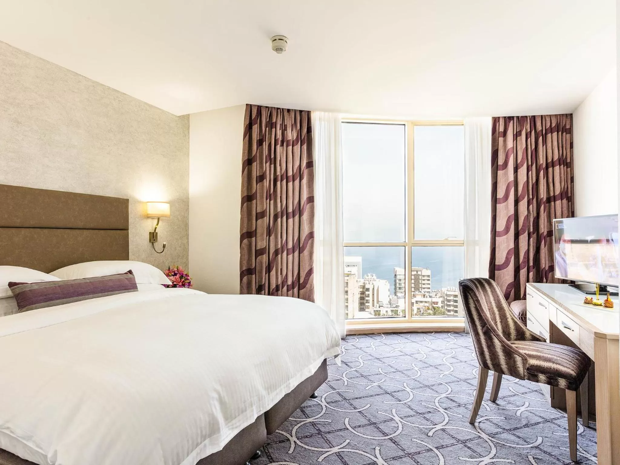 Photo of the whole room, Bed in Gefinor Rotana – Beirut