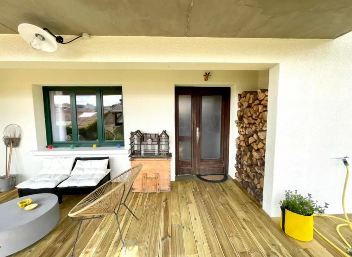 Patio, Seating Area in La Madeleine