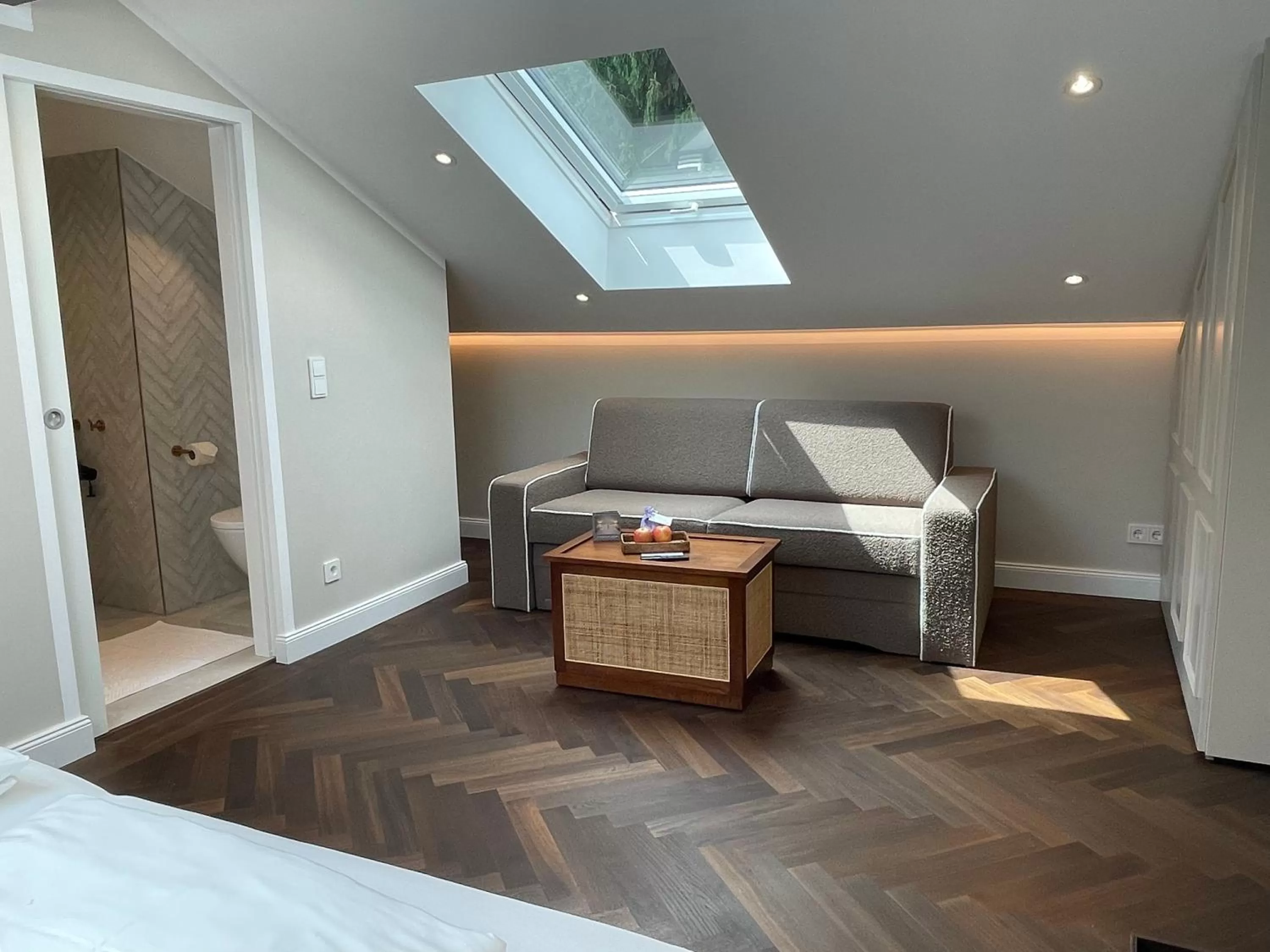 Living room, Bed in Bio Design Boutique Landhaus St Georg