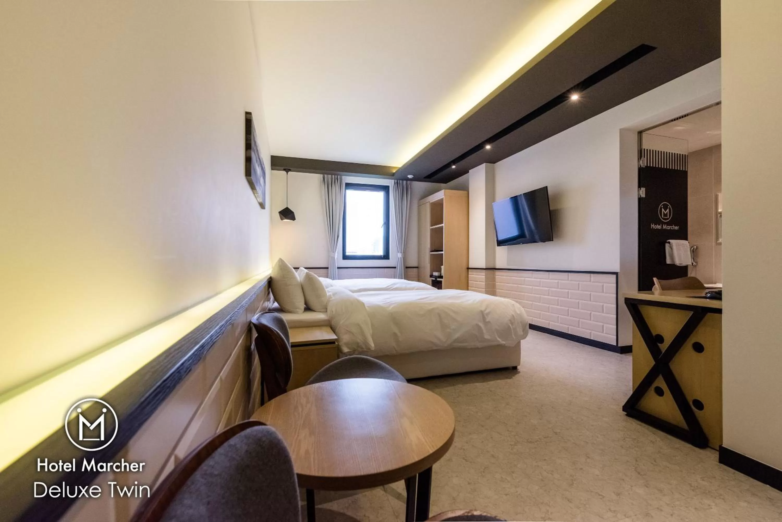 Bedroom, Bed in Hotel Marcher