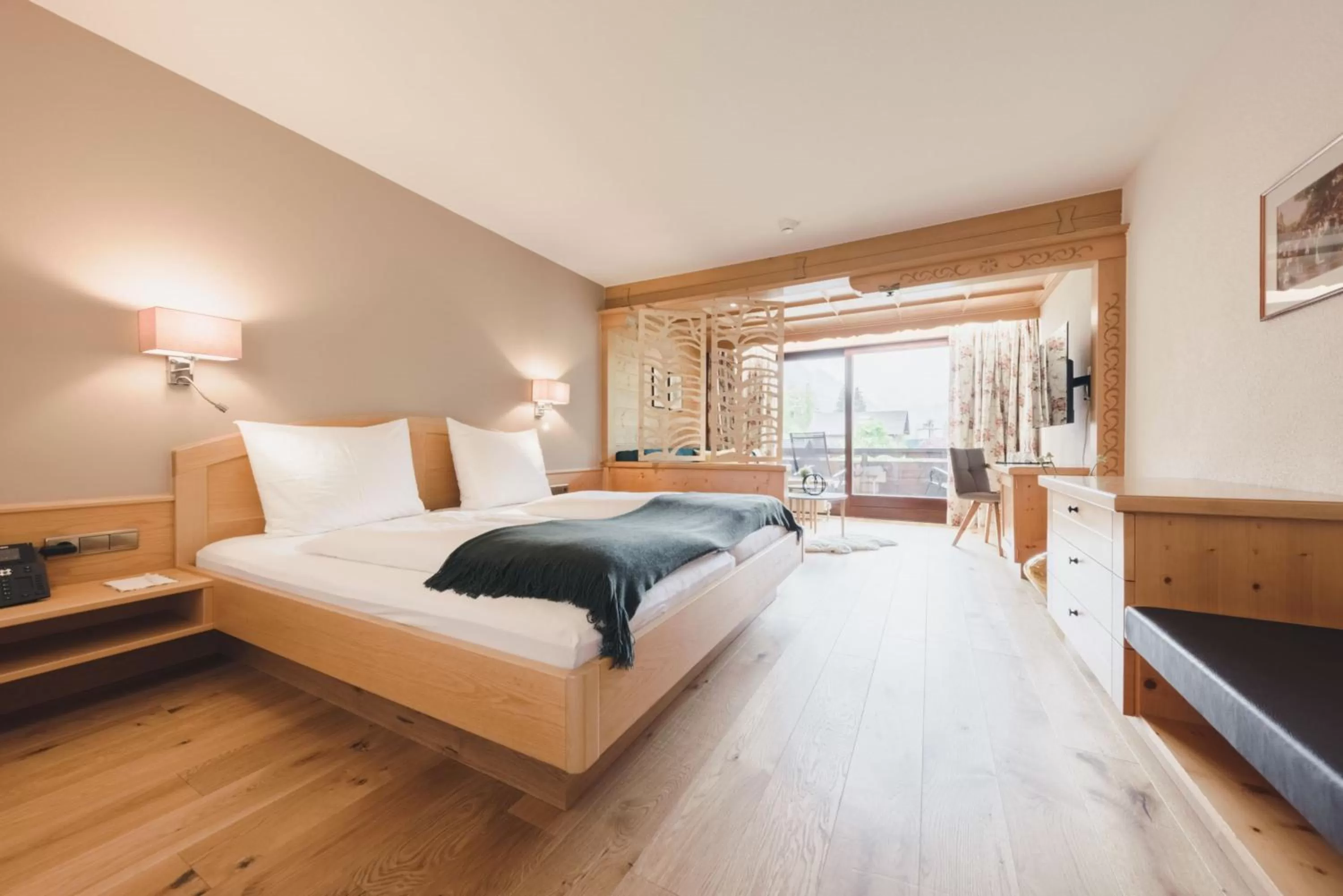 Bedroom, Bed in Alpenhotel Montafon & SPA