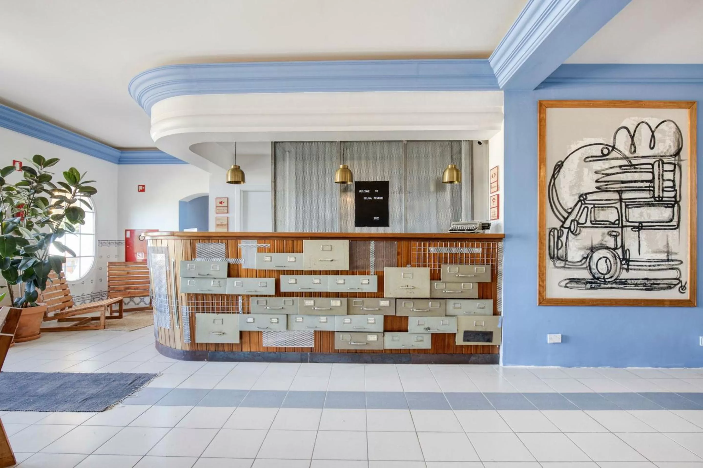 Lobby or reception in Malacuna Peniche
