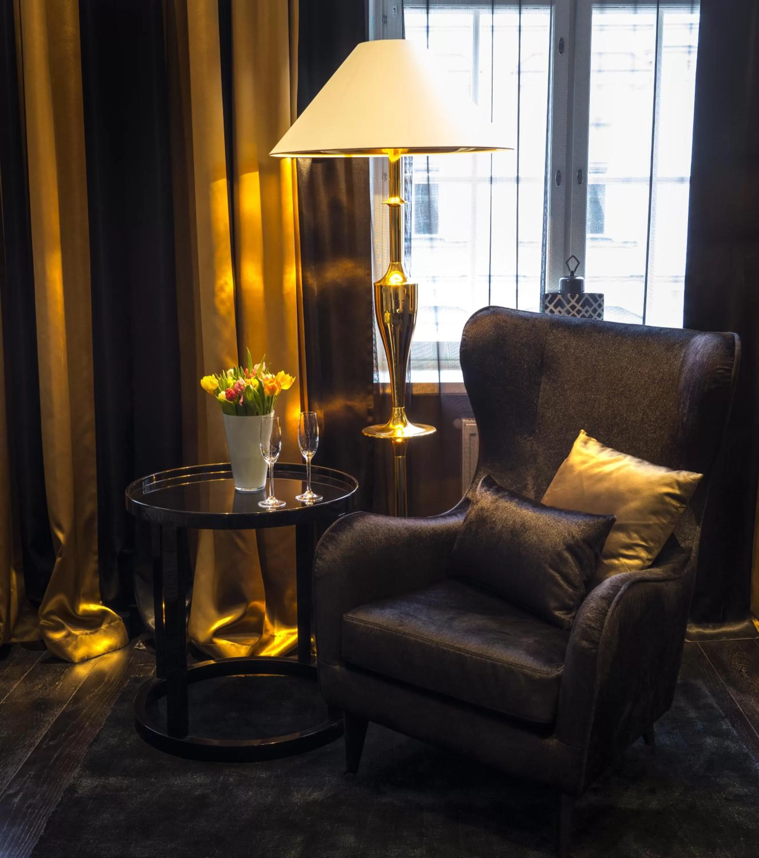 Seating area in Hotel Lilla Roberts