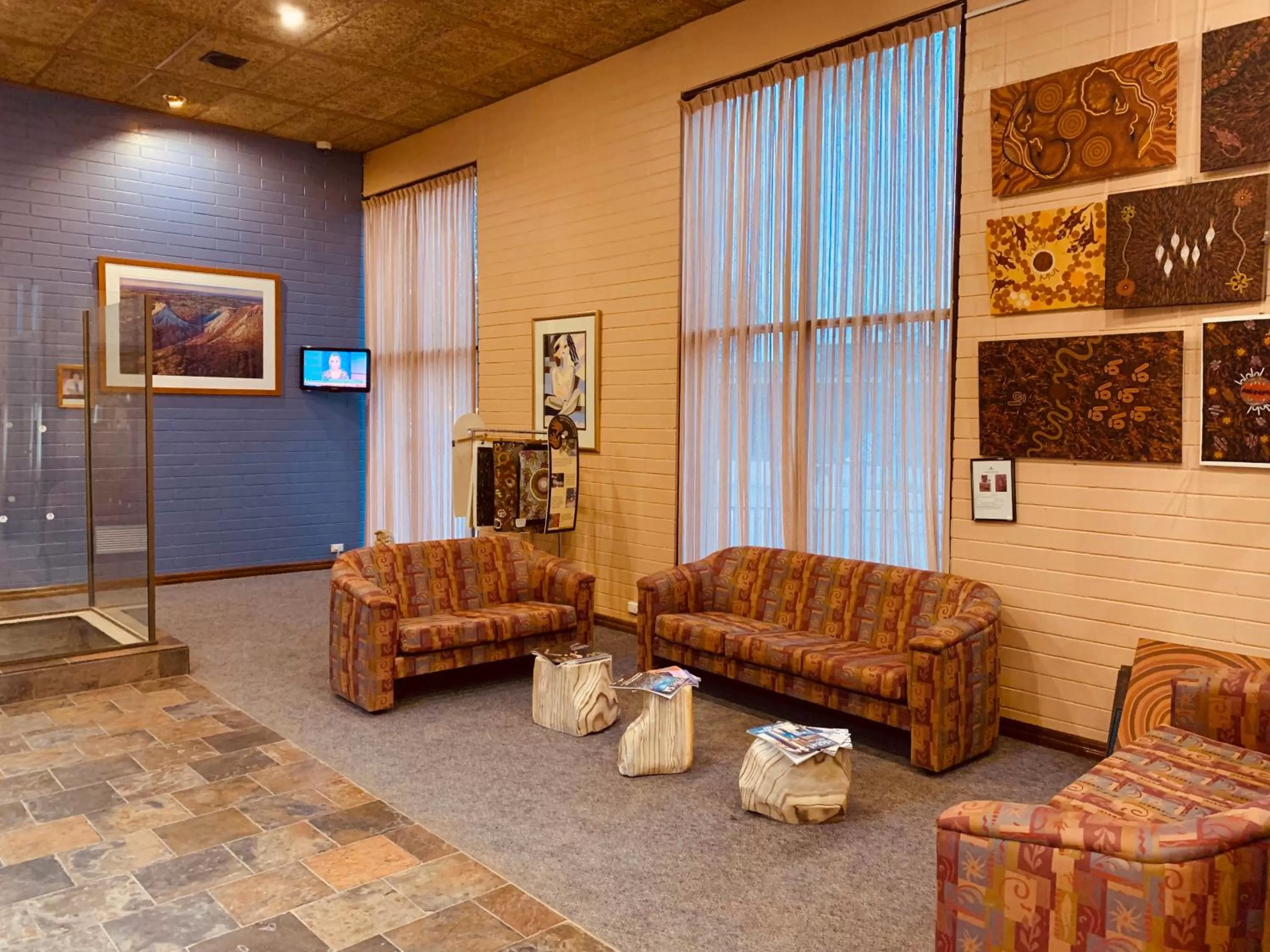 Lobby or reception in Desert Cave Hotel