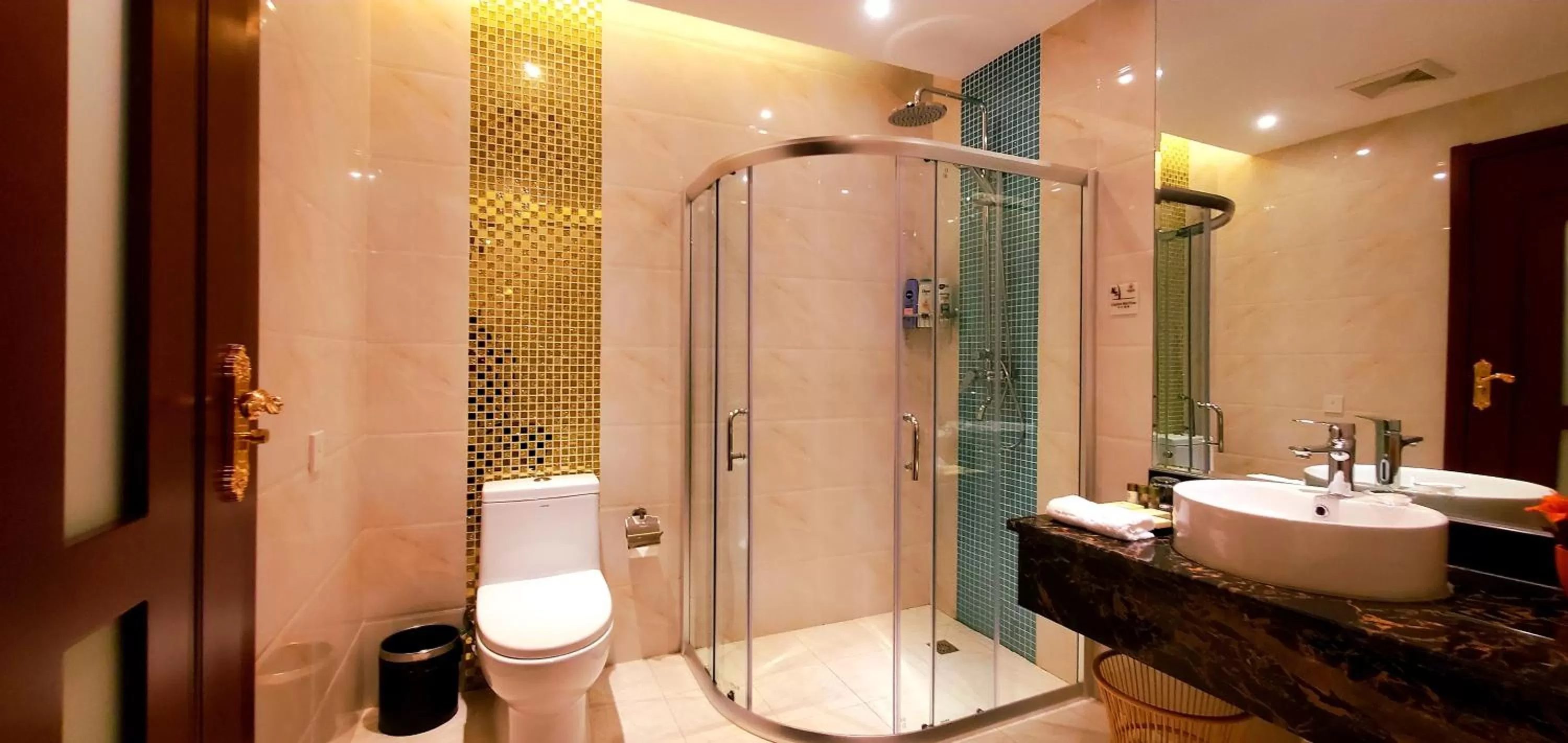 Shower, Bathroom in Golden Peacock Hotel Blantyre