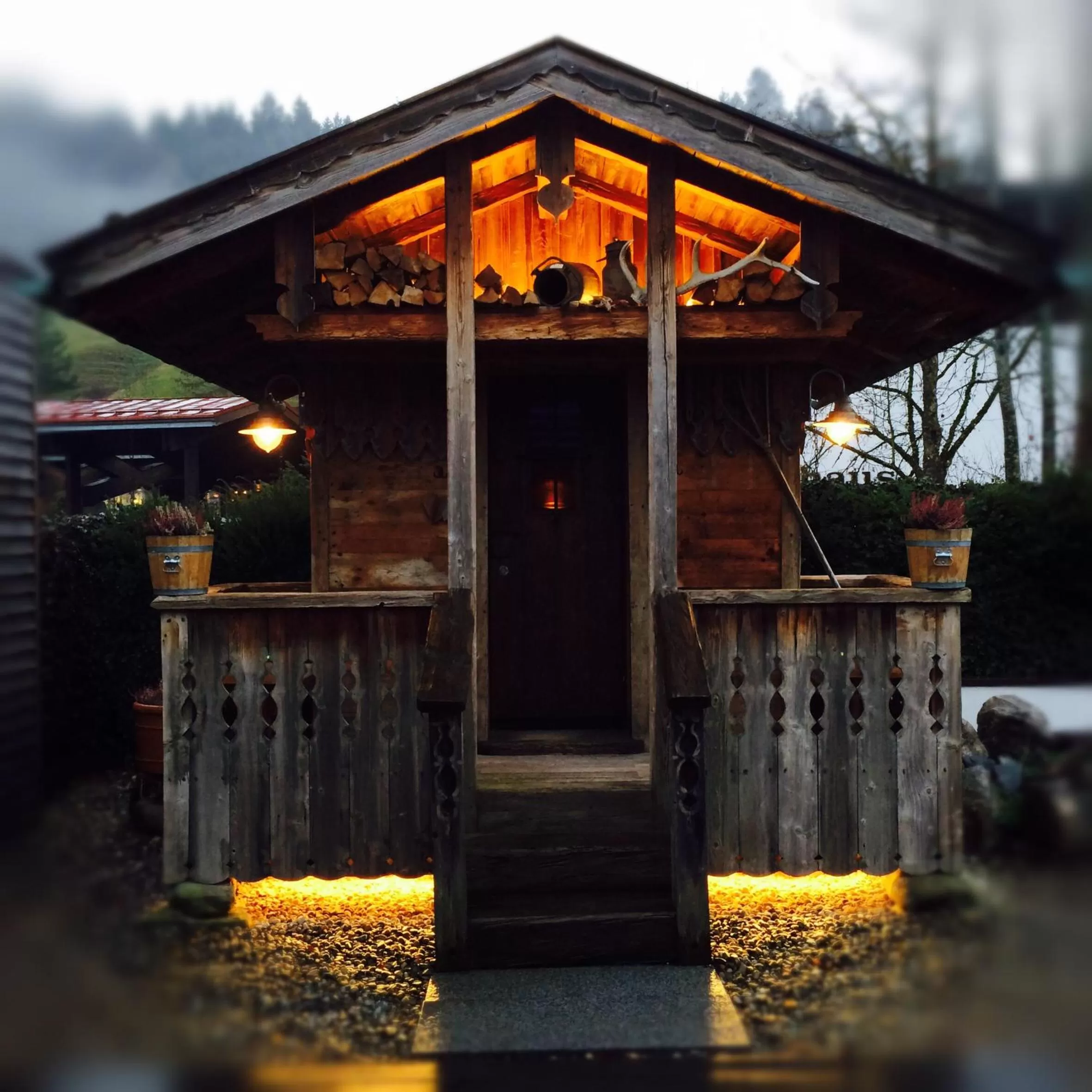Sauna in Parkhotel Oberstaufen