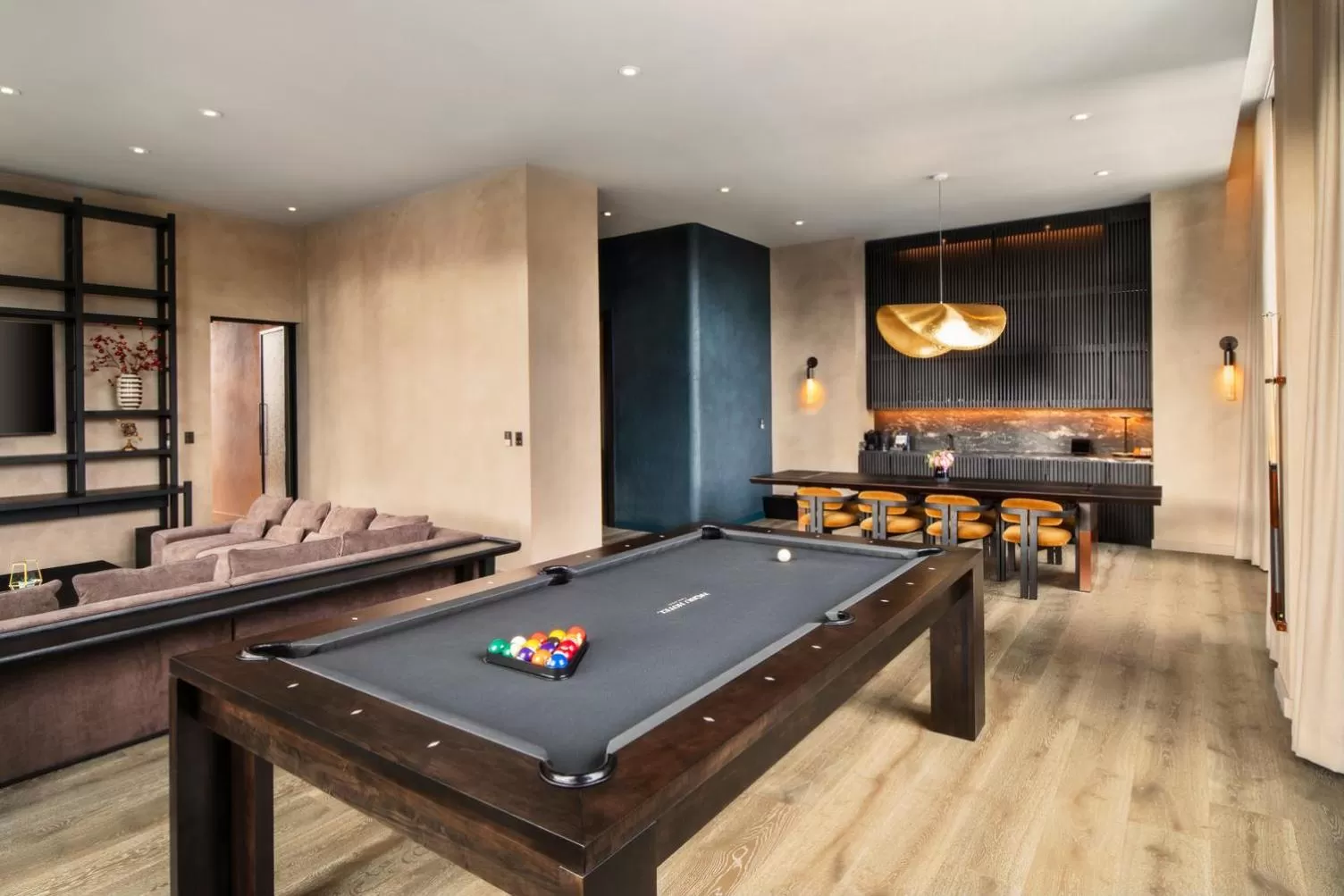 Billiard in Nobu Hotel Chicago