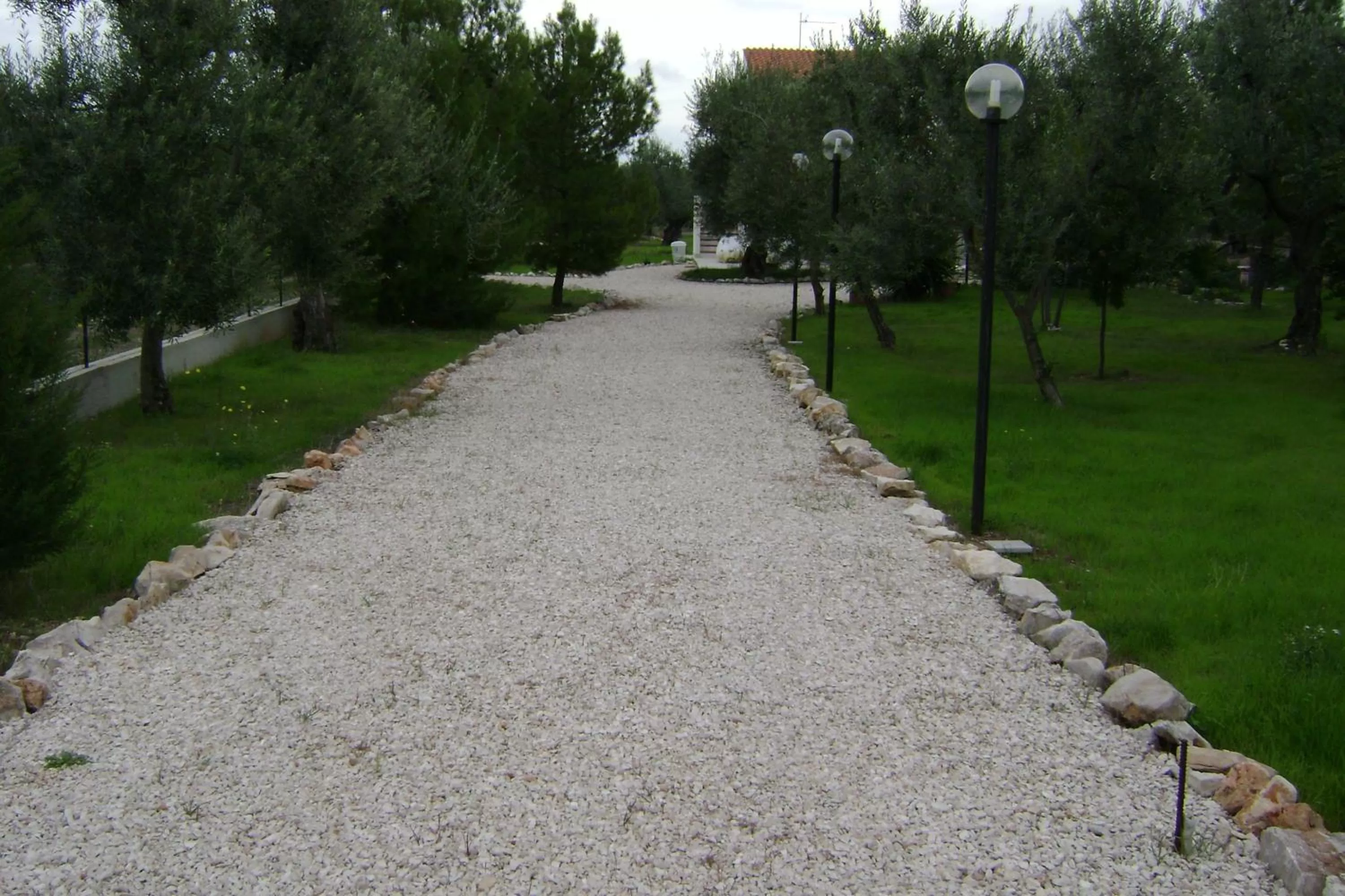 Facade/entrance in B&B Villa Mediterranea with private parking