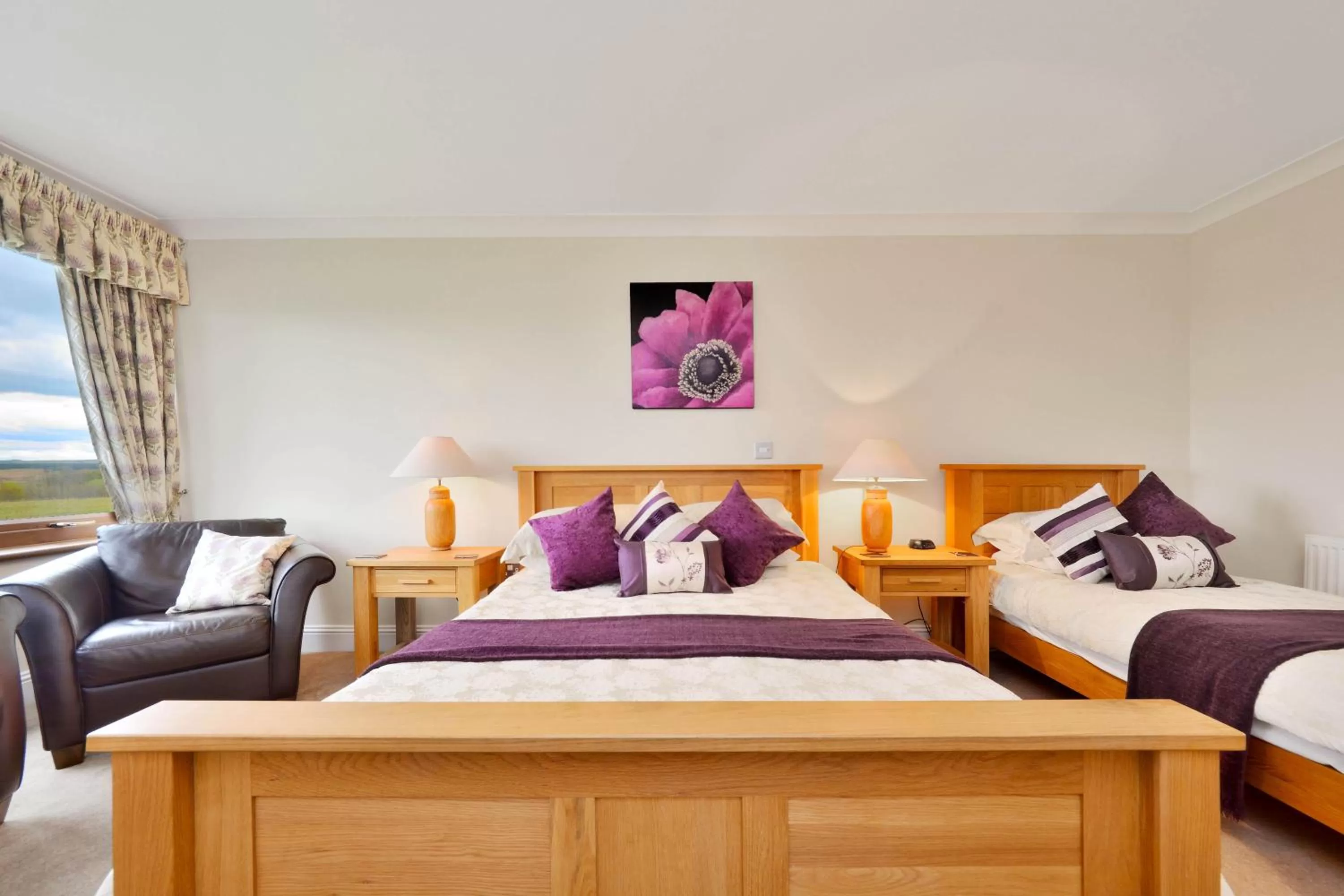 Bed in Peggyslea Farm B&B