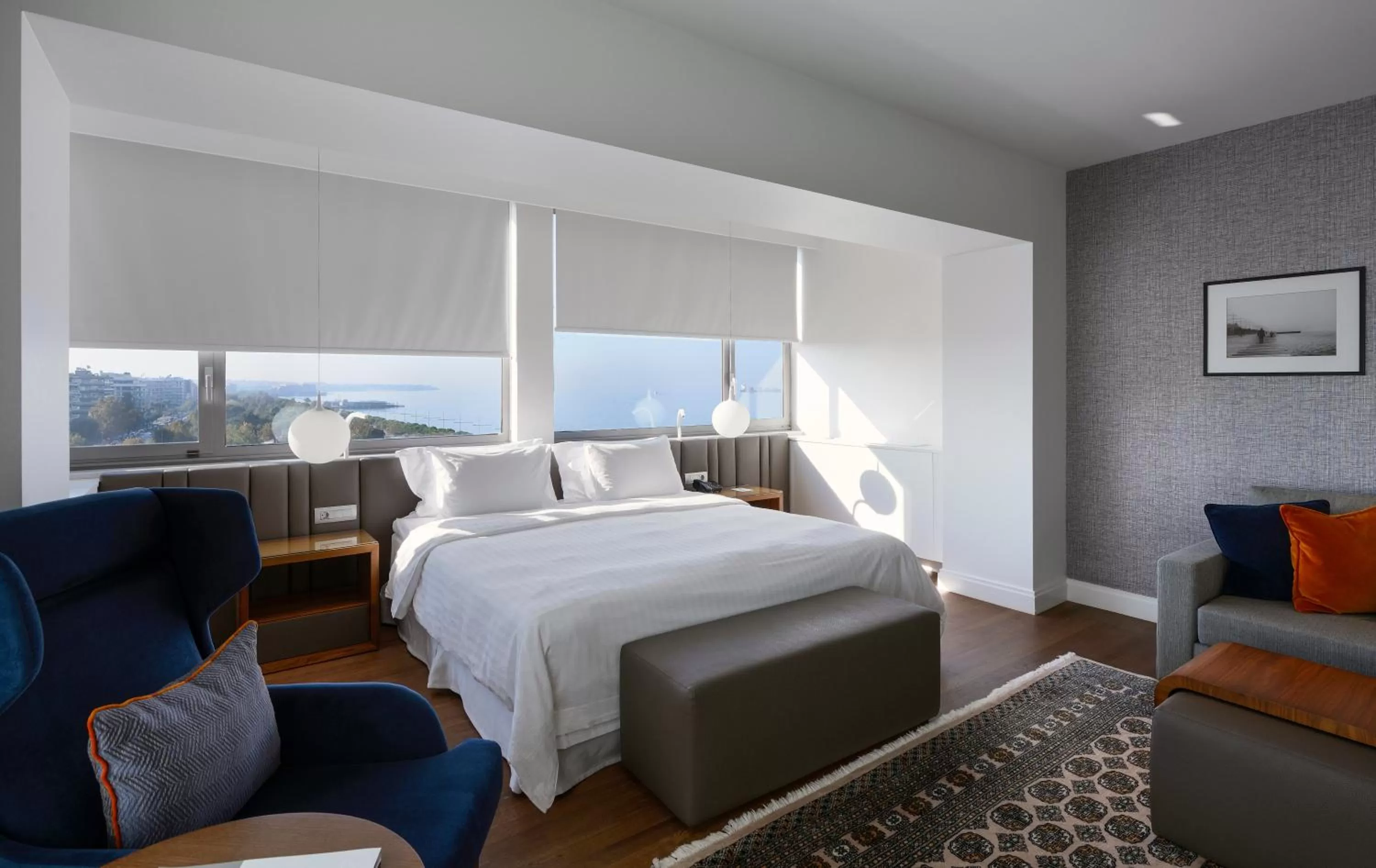 Bedroom, Bed in Makedonia Palace