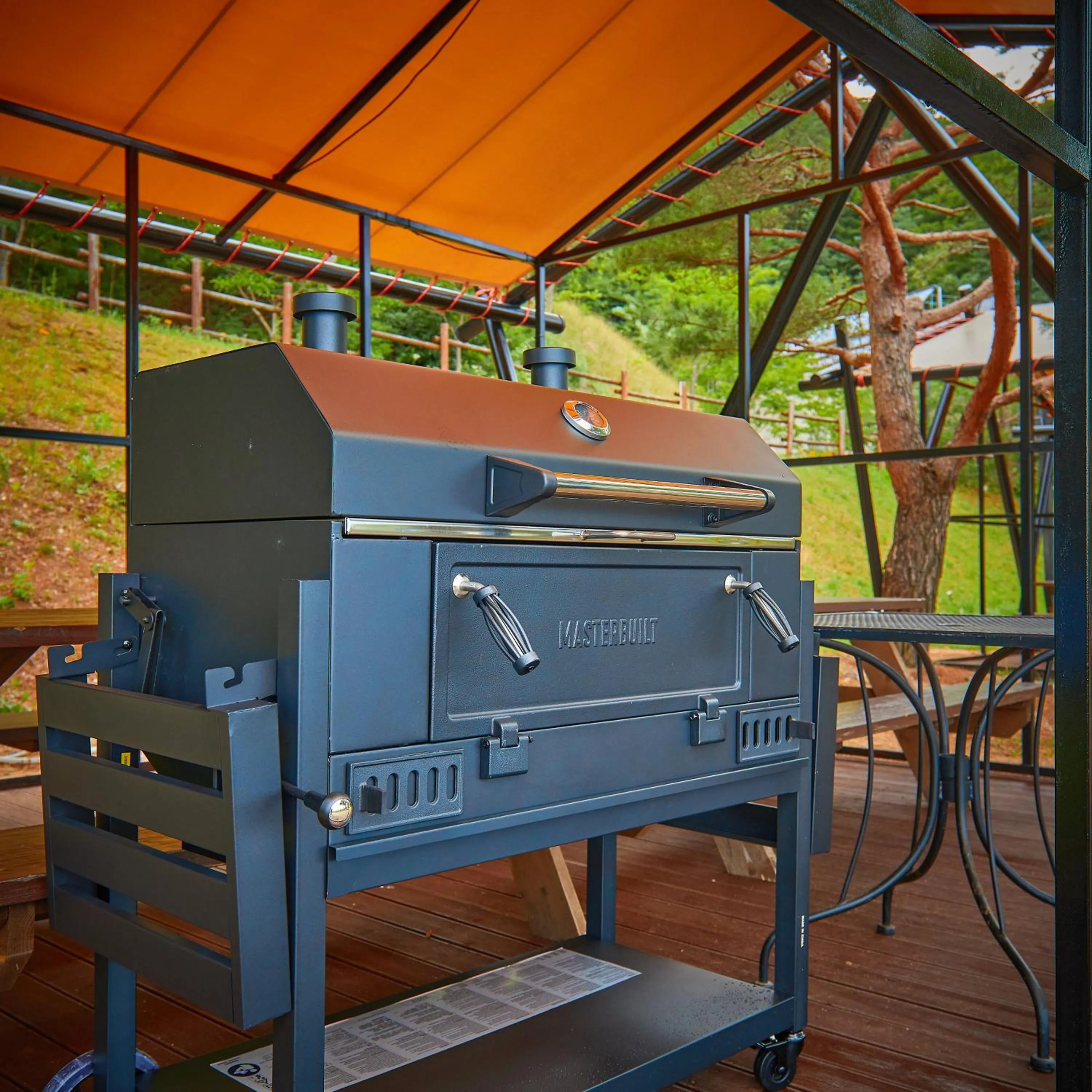 BBQ facilities in Gyeongju Mauna Ocean Resort