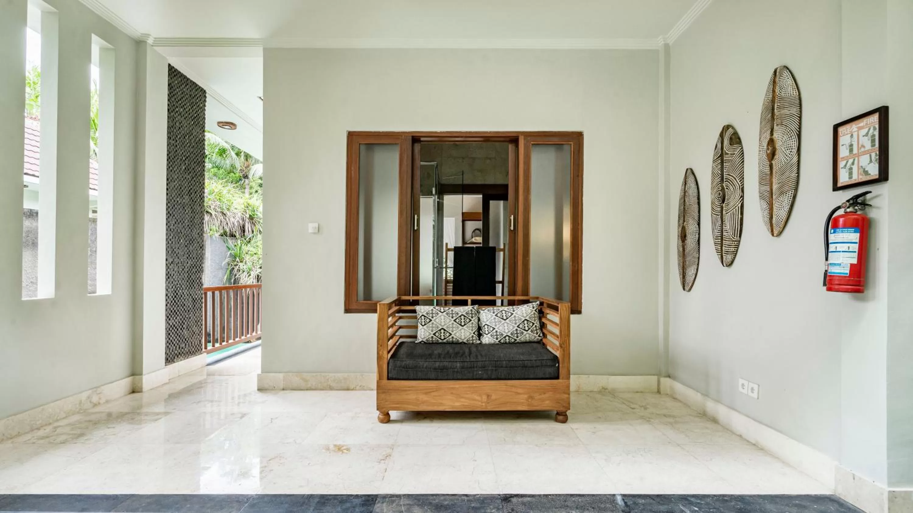 Living room in KajaNe Mua at Ubud Bali