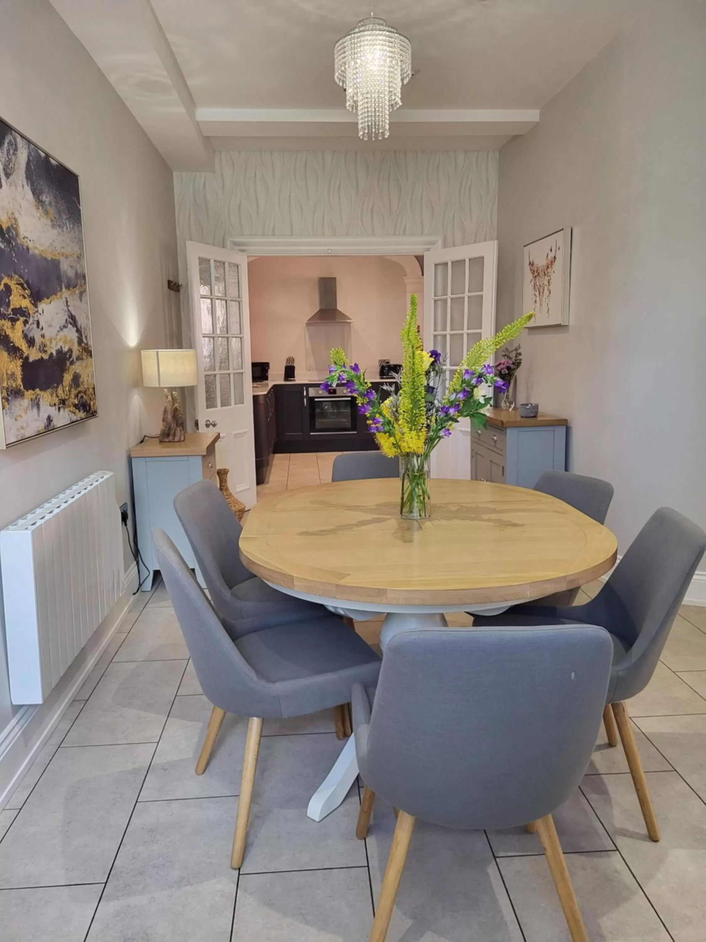 Seating area in Goodramgate Apartments