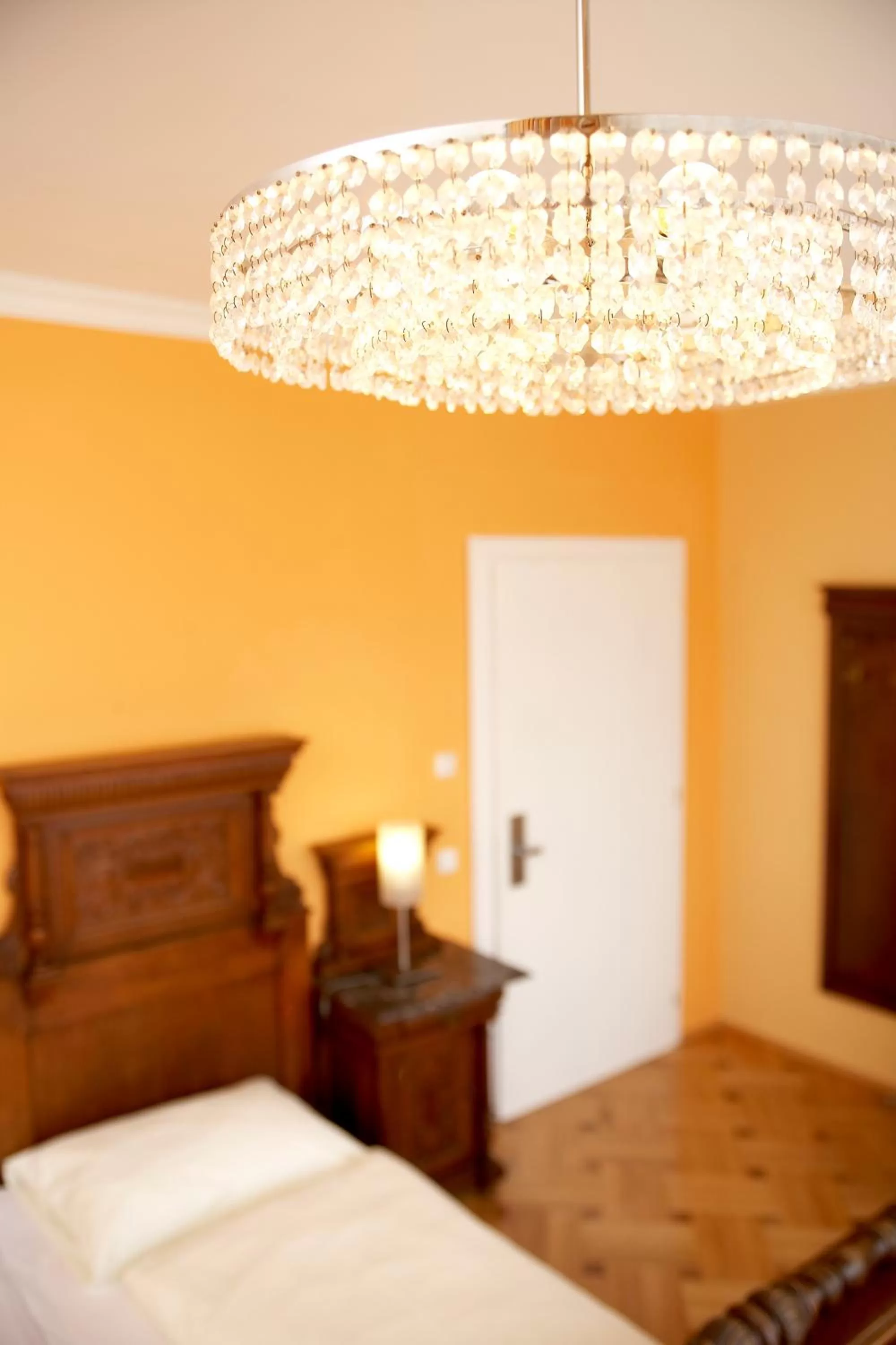 Decorative detail, Bed in Villa Ceconi by Das Grüne Hotel zur Post - 100% BIO