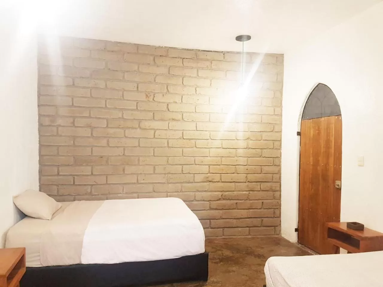 Bed in Hostal Hoja Santa