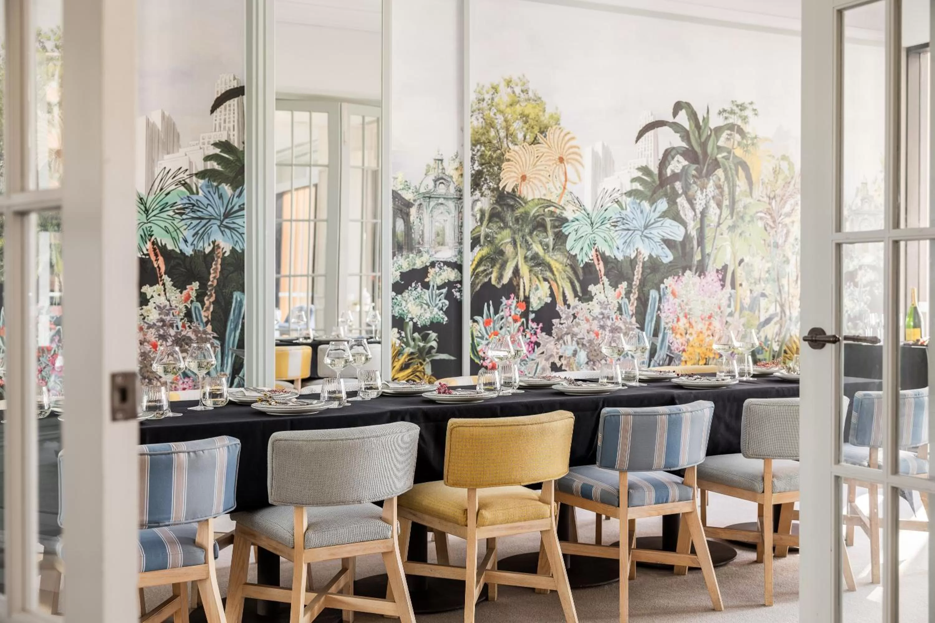 Dining area in The Adnate Perth - Art Series