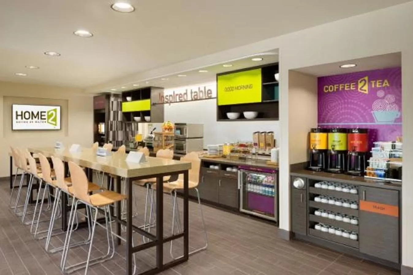 Continental breakfast in Home2 Suites By Hilton Columbus/West, OH