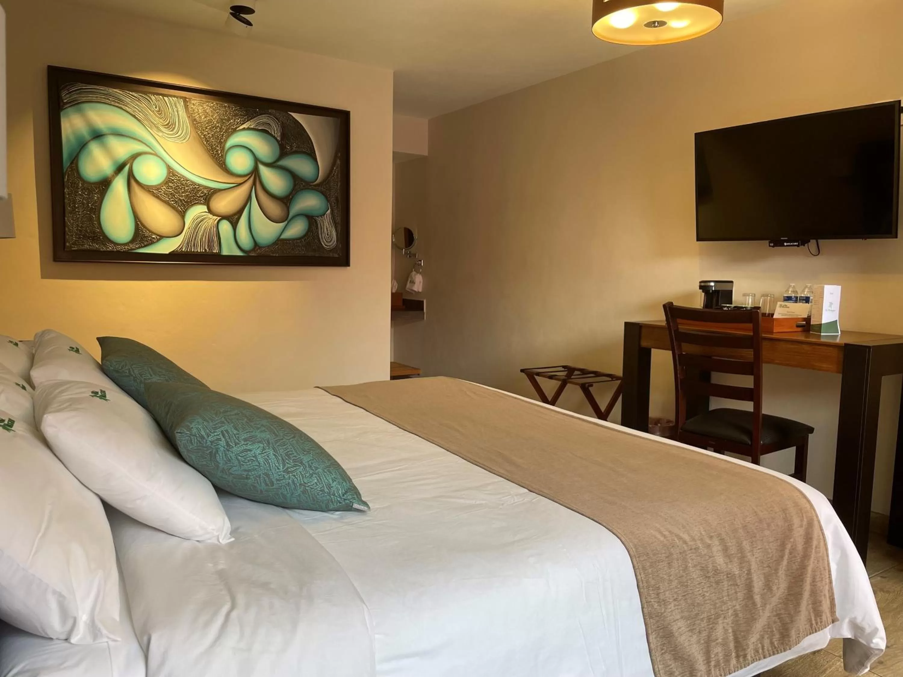 Bed in Hotel Villa Murano