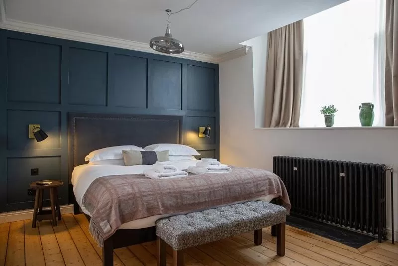 Bed in The Black Bull Inn