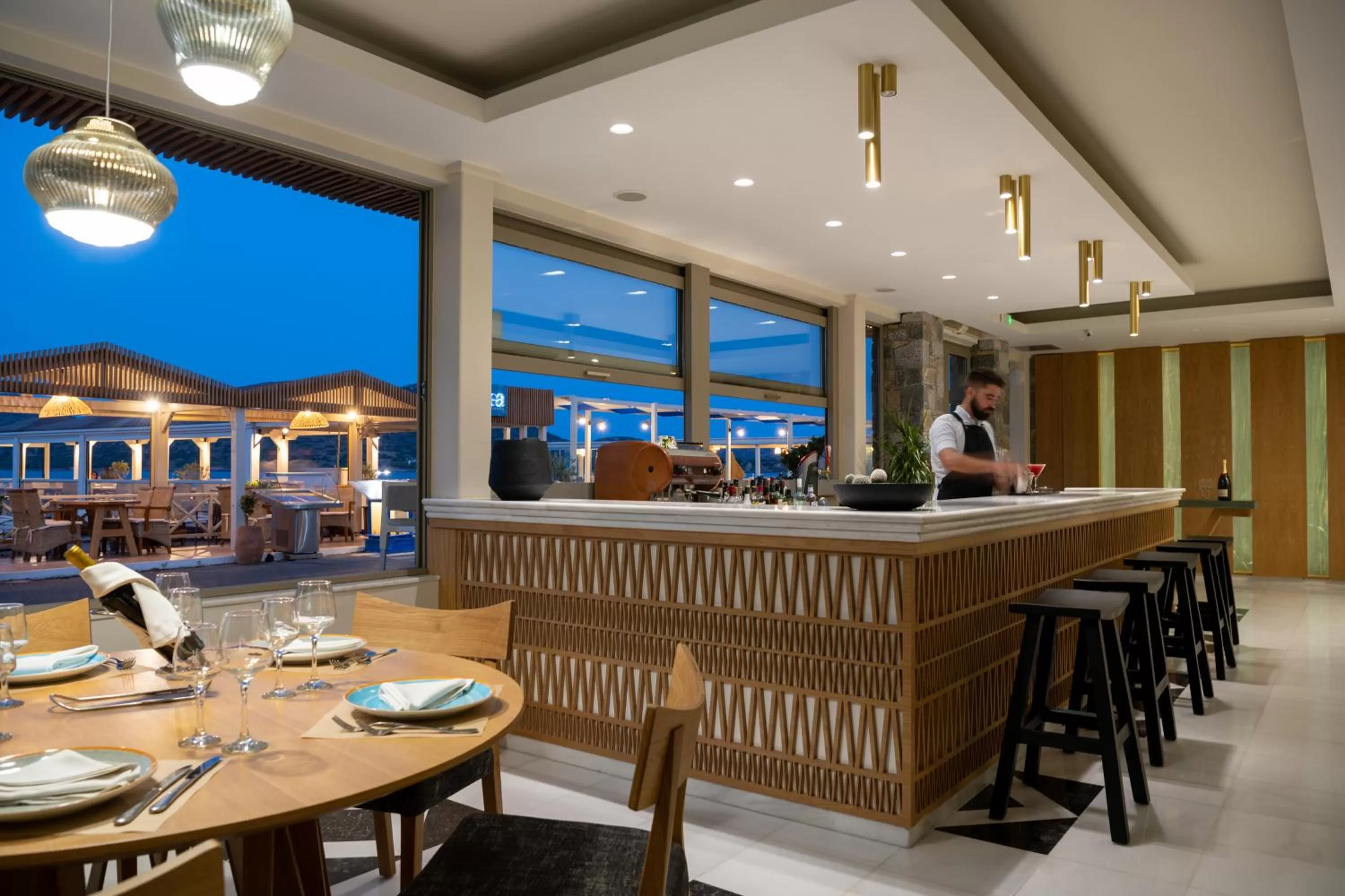 Food and drinks in Elounda Akti Olous (Adults Only)