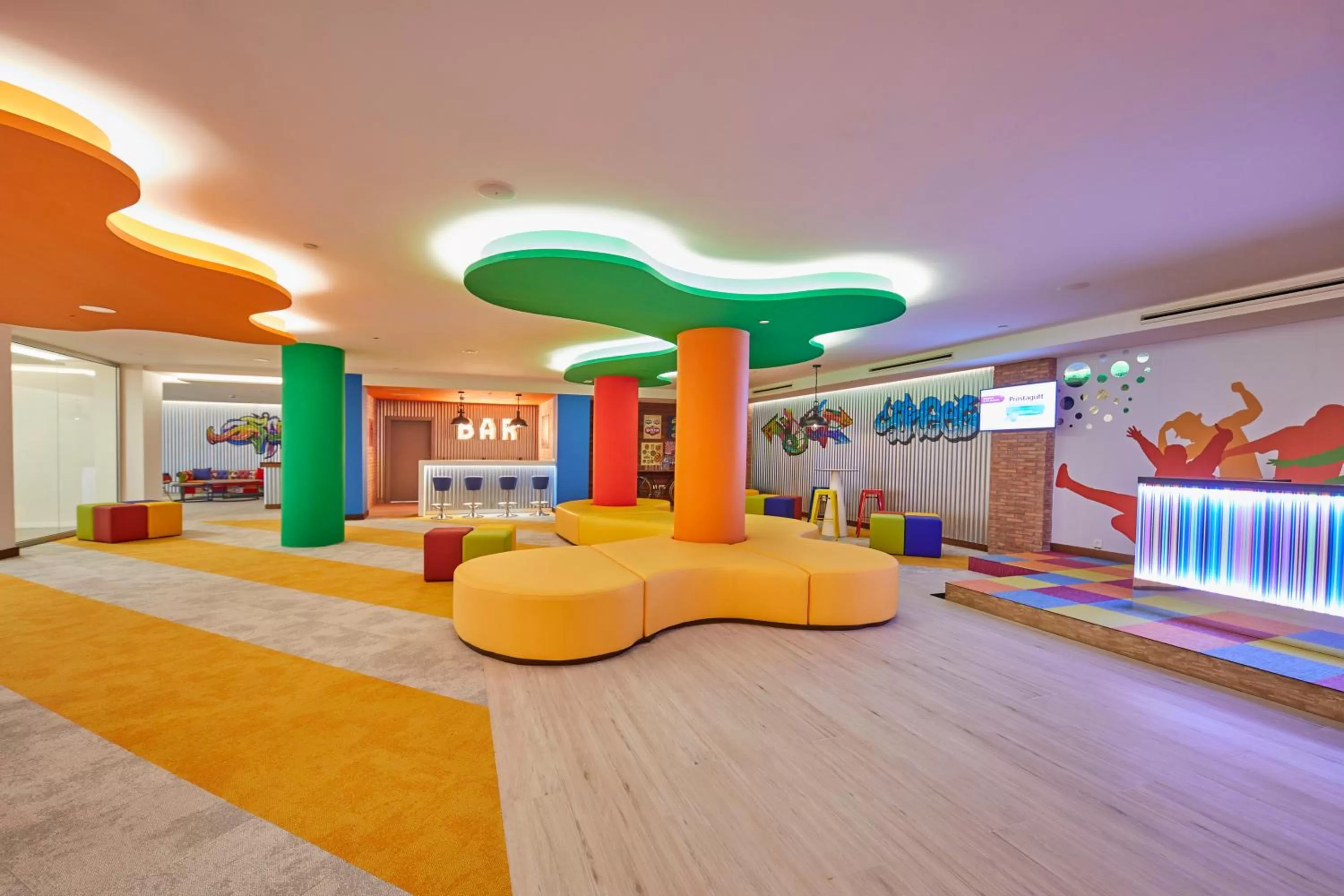 Communal lounge/ TV room in Bahia Principe Fantasia Tenerife - All Inclusive