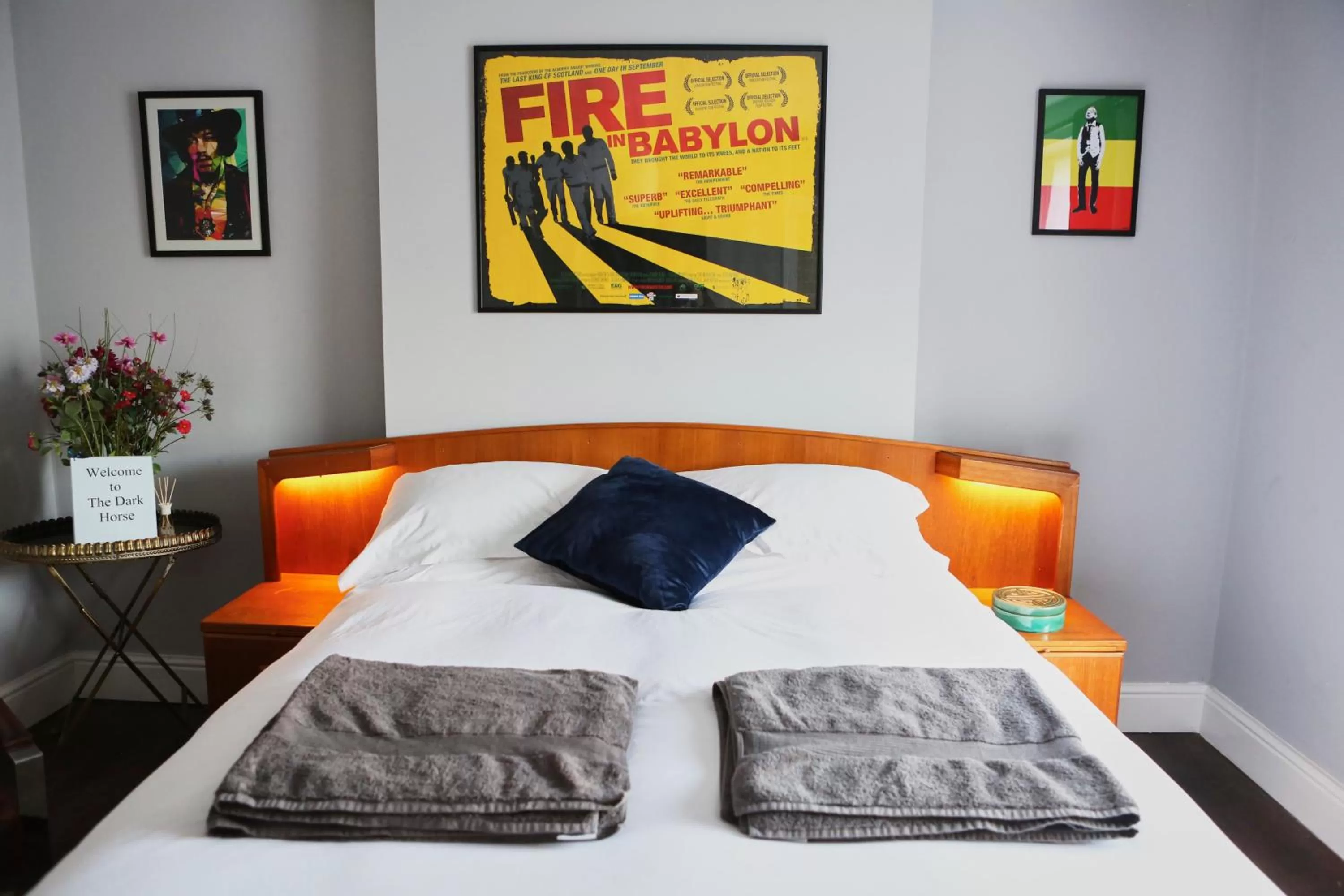 Bed in The Dark Horse Pub