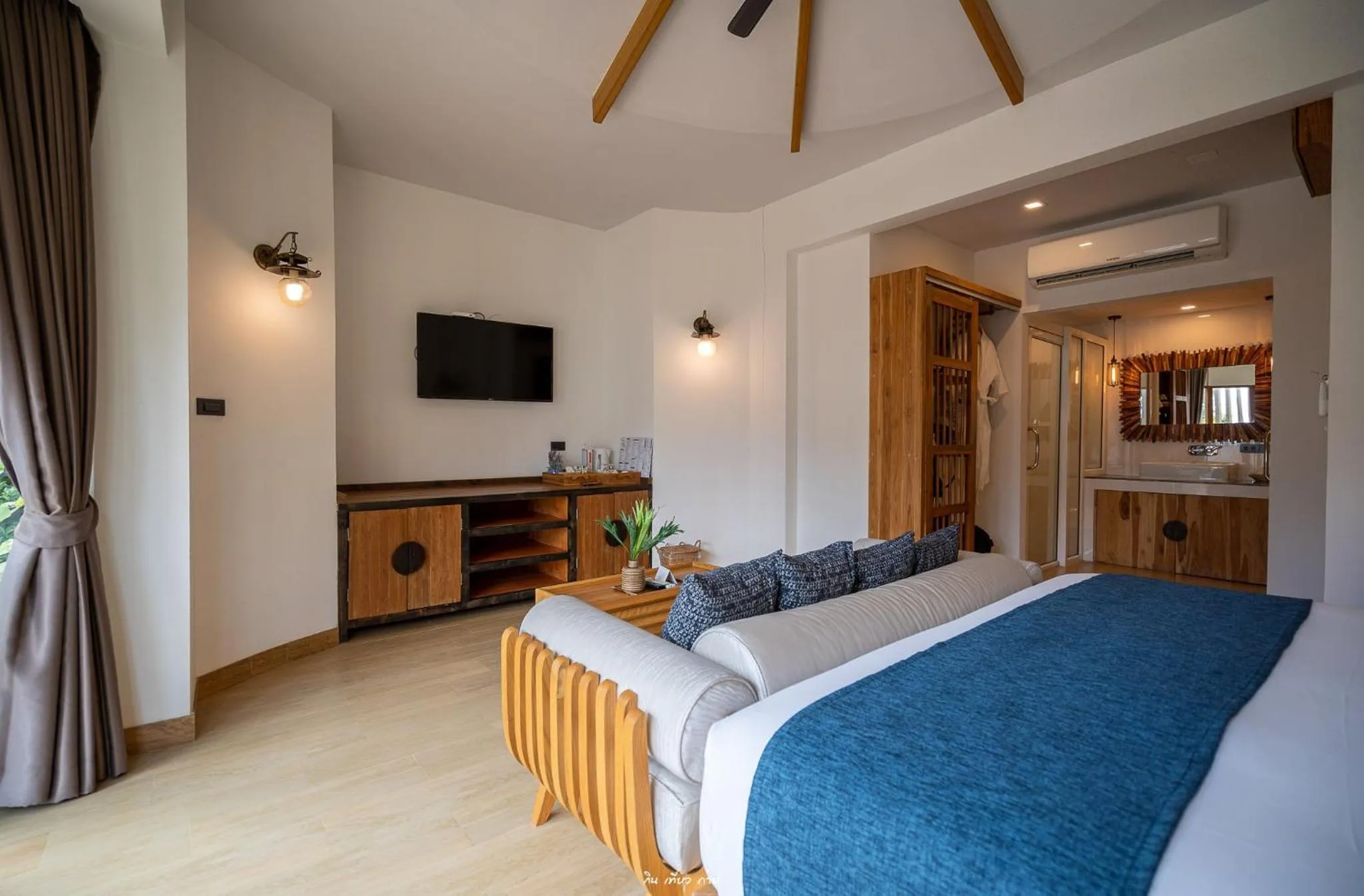 Bed in Maldives Beach Resort