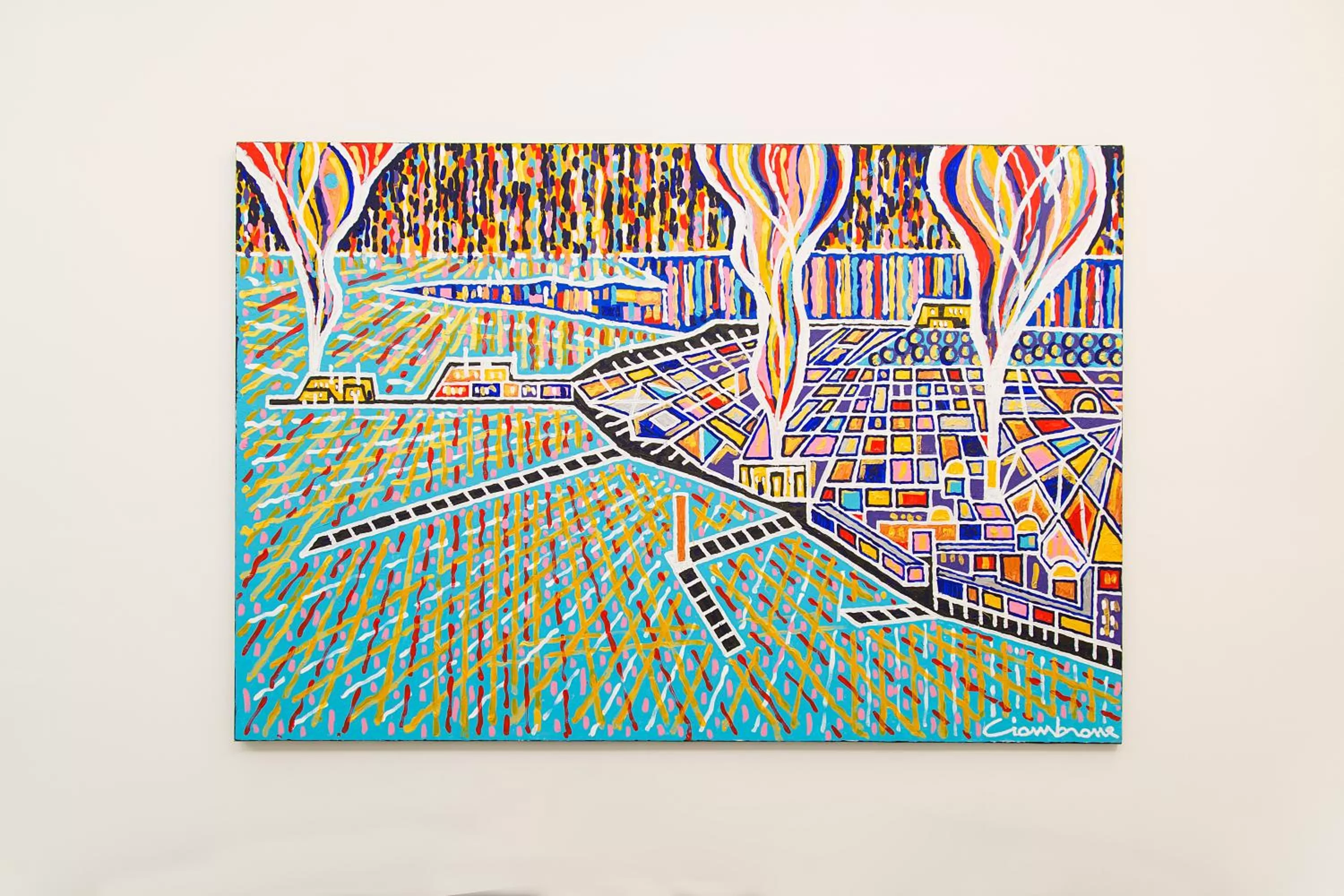 Decorative detail in The Five Rooms Napoli