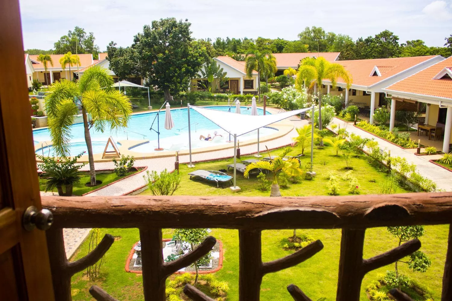 Balcony/Terrace, Pool View in Jugalis Hotel and Restaurant