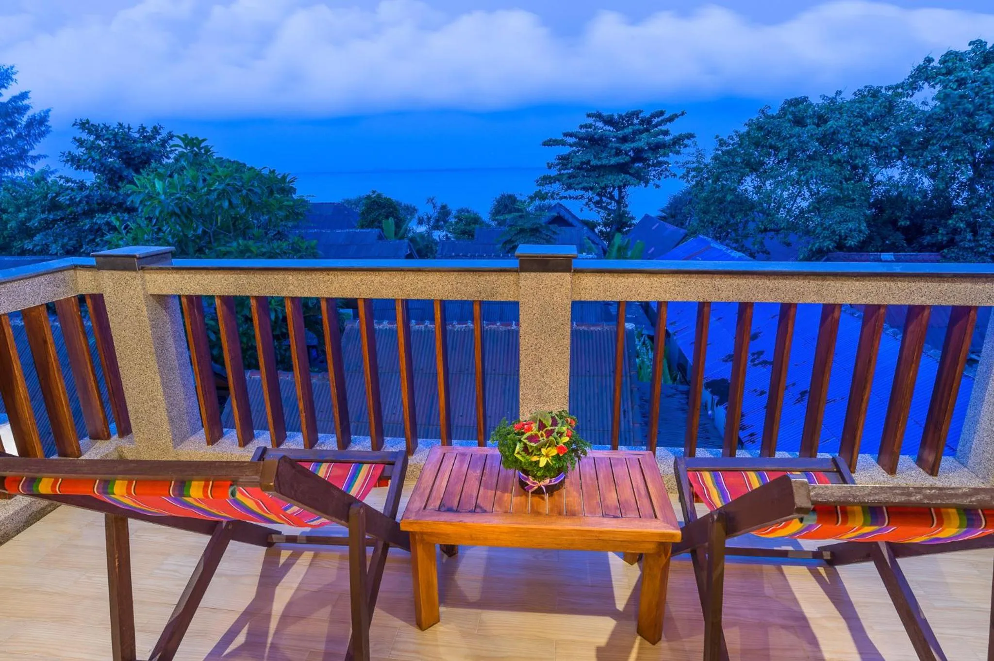 Patio in Lanta Miami Resort - SHA Extra Plus