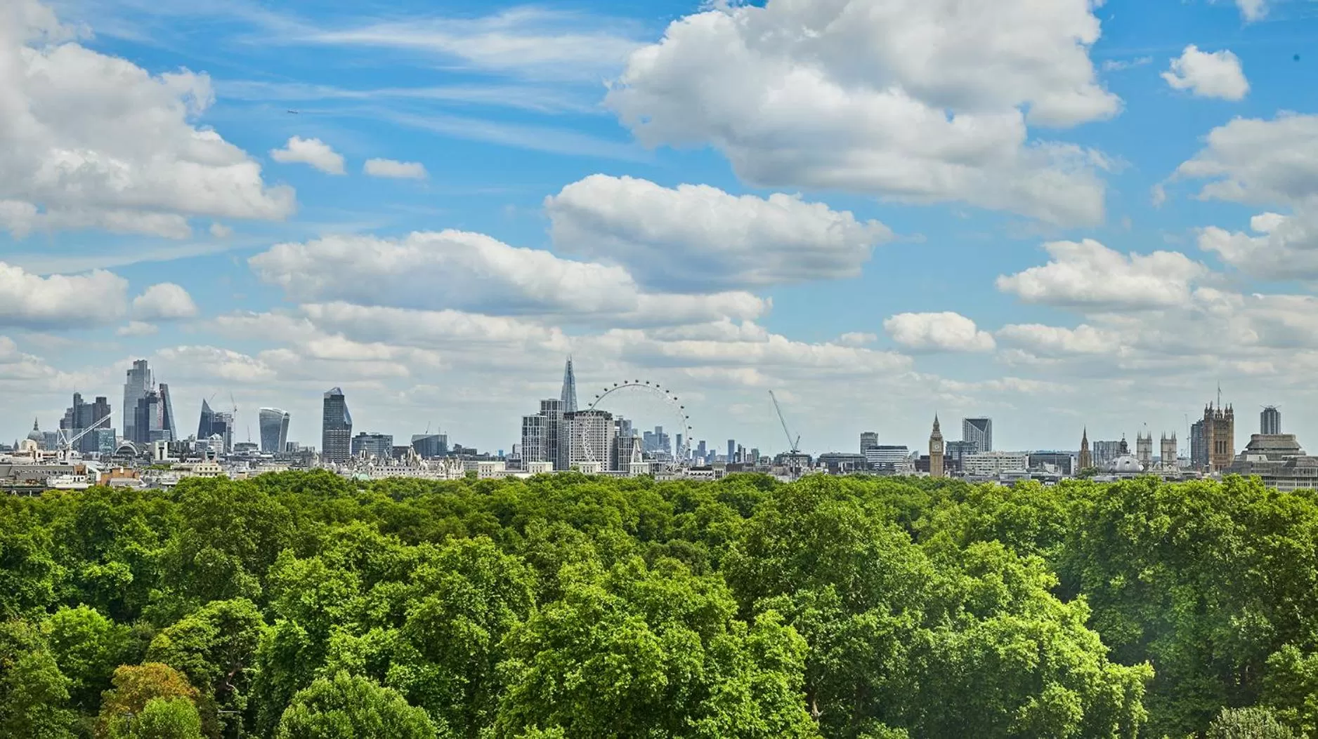 City view in InterContinental London Park Lane by IHG