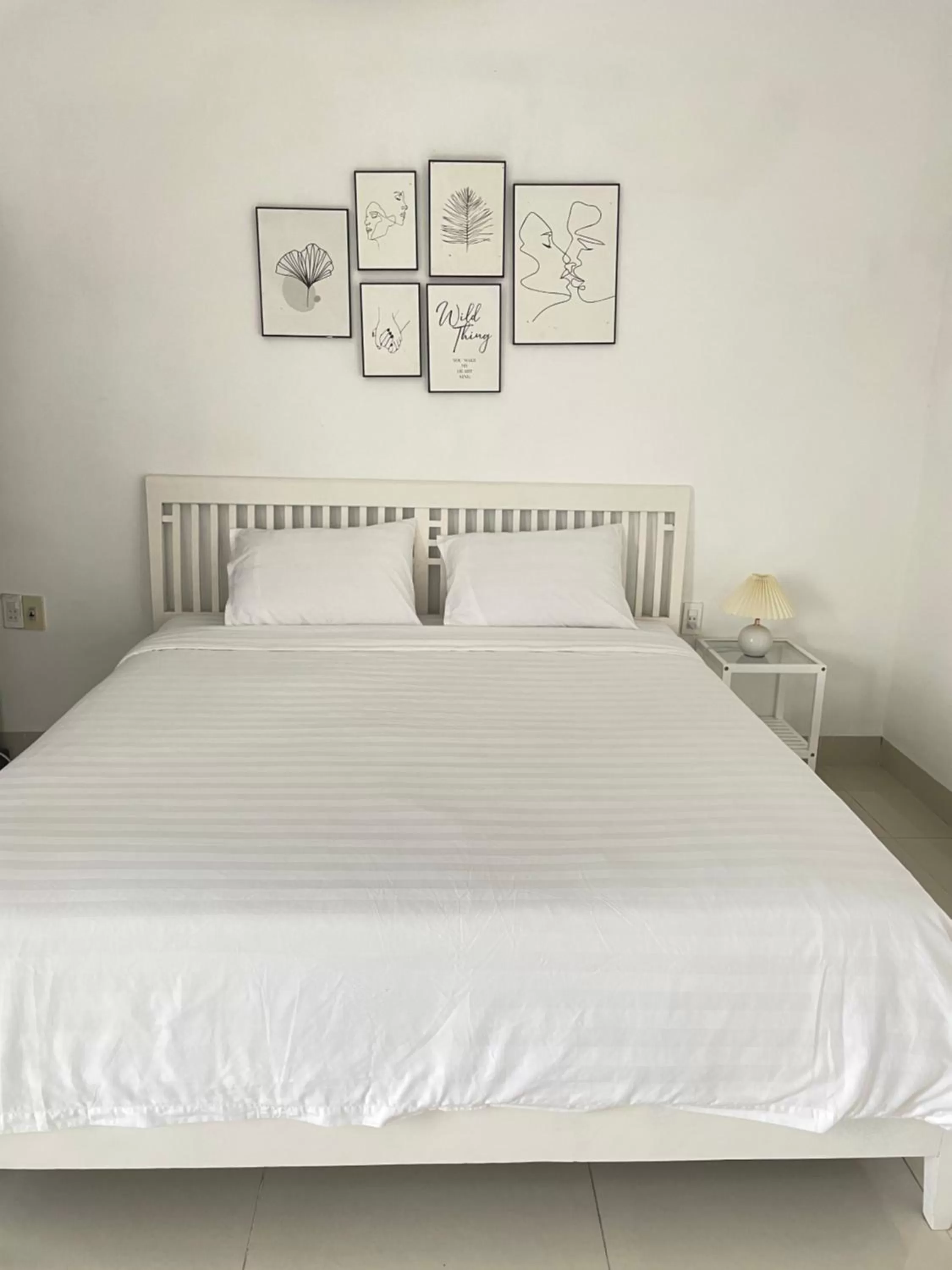 Bed in Ancient Terracotta Villa