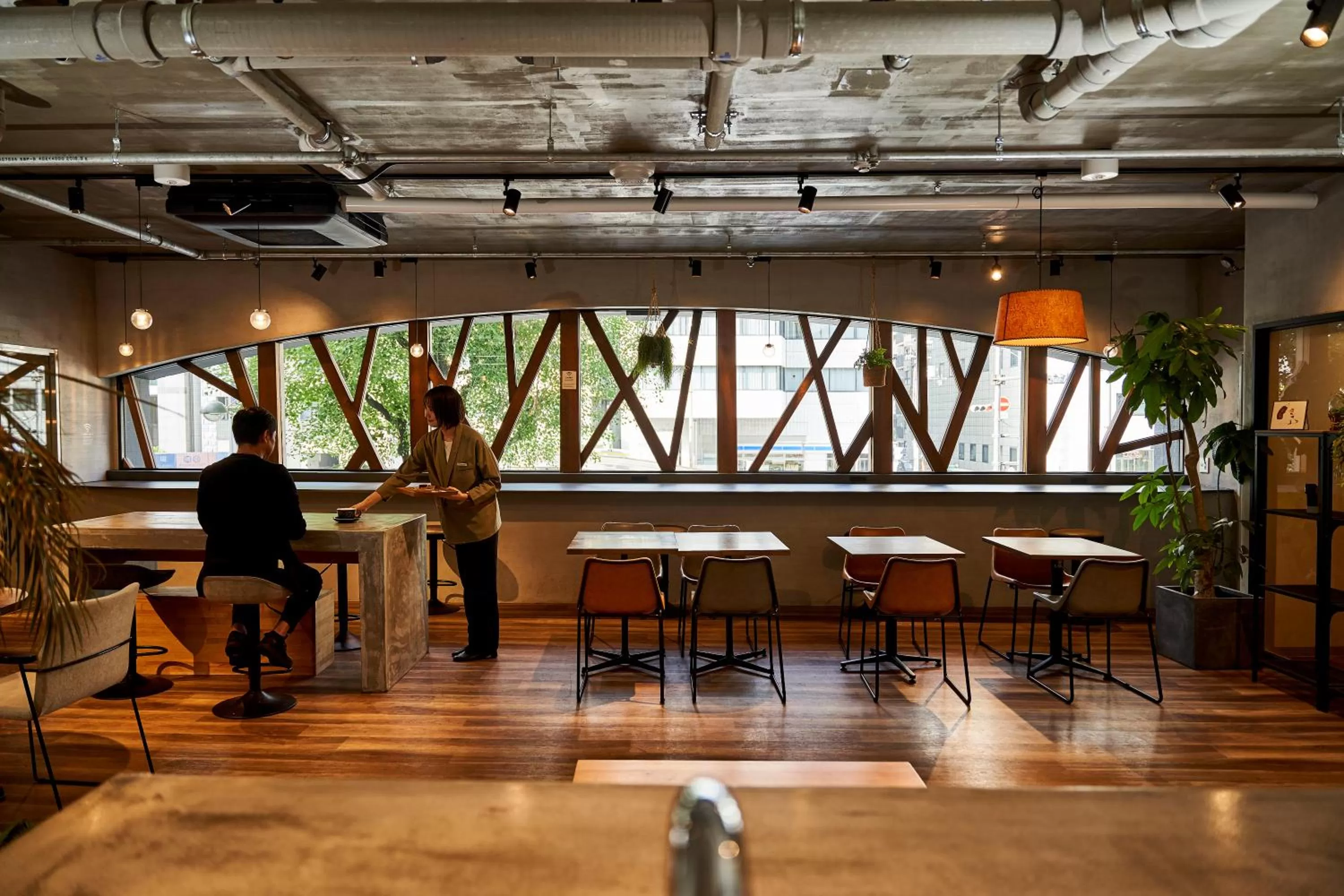Communal lounge/ TV room in Hotel Morning Box Osaka Shinsaibashi